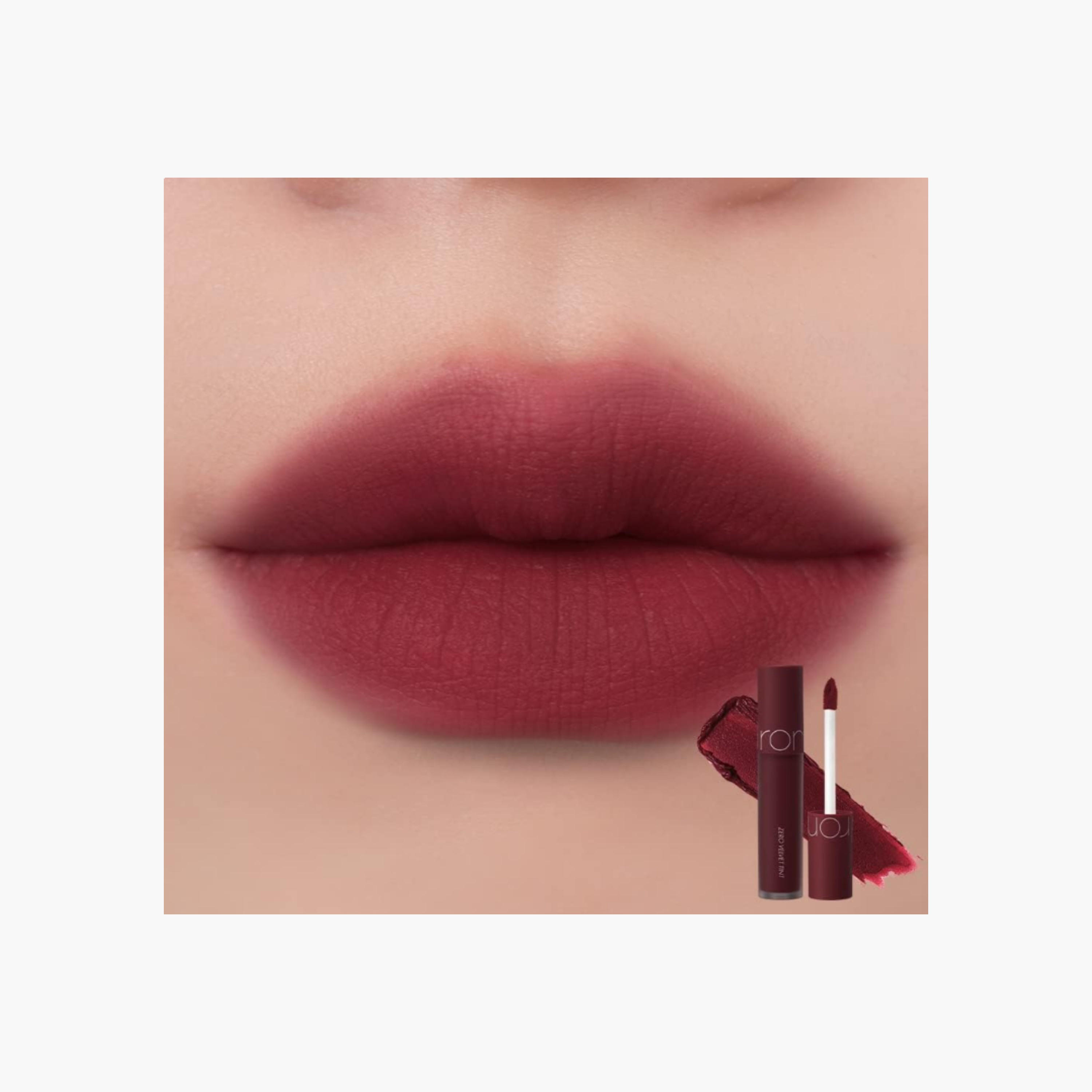 Rom&nd Zero Velvet Lip Tint - 21 Villain Vest-beautyandpersonalcare-kbeauty-makeup-lips-lipsticks-image-4