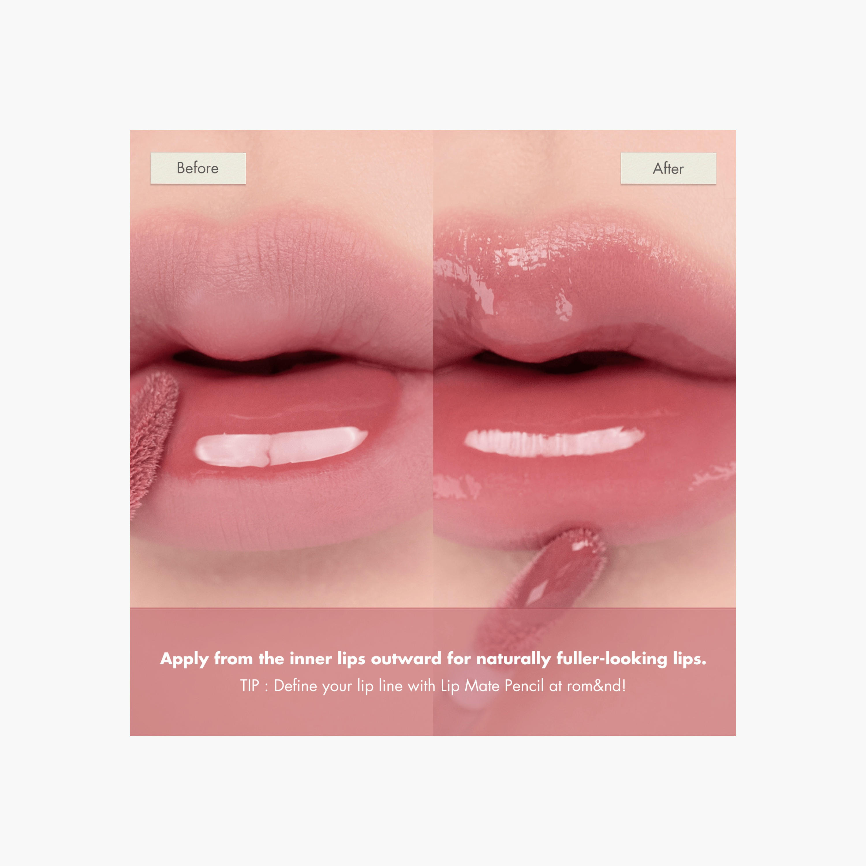 Rom&nd Glasting Color Lip Gloss - 01 Peony Ballet-beautyandpersonalcare-kbeauty-makeup-lips-lipsticks-image-3