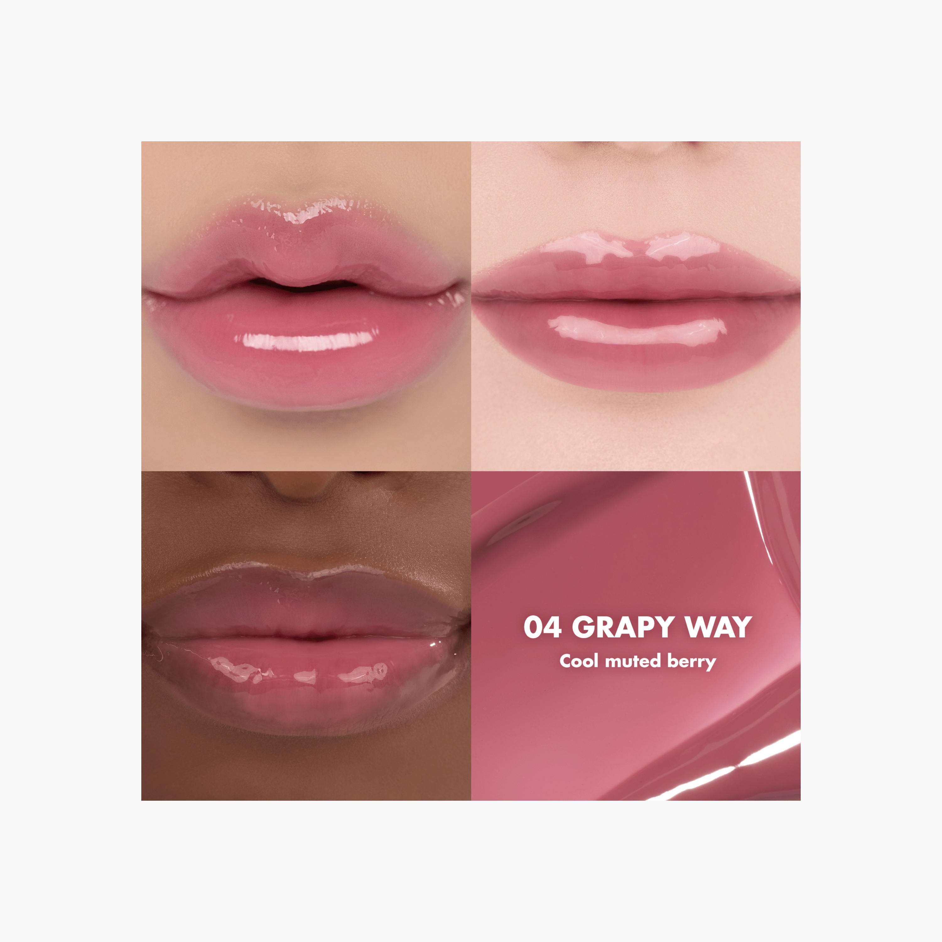 Rom&nd Glasting Color Lip Gloss - 04 Grapy Way-beautyandpersonalcare-kbeauty-makeup-lips-lipsticks-image-2