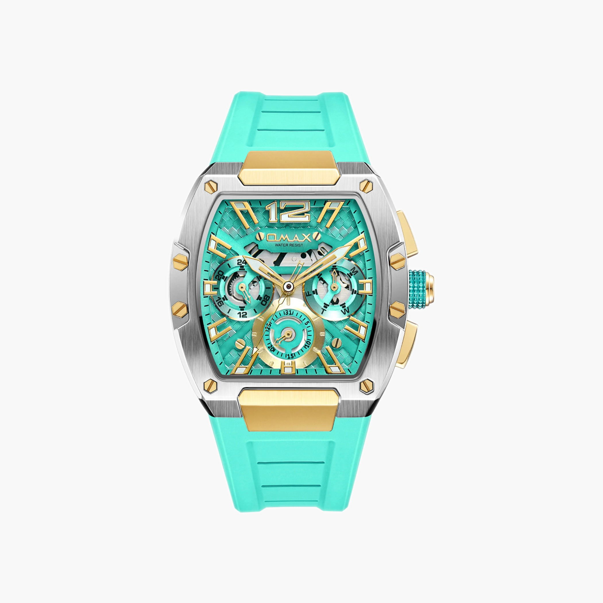 أوماكس ساعة كوارتز رجالية بحزام سيليكون-men-watchesandjewellery-watches-image-4