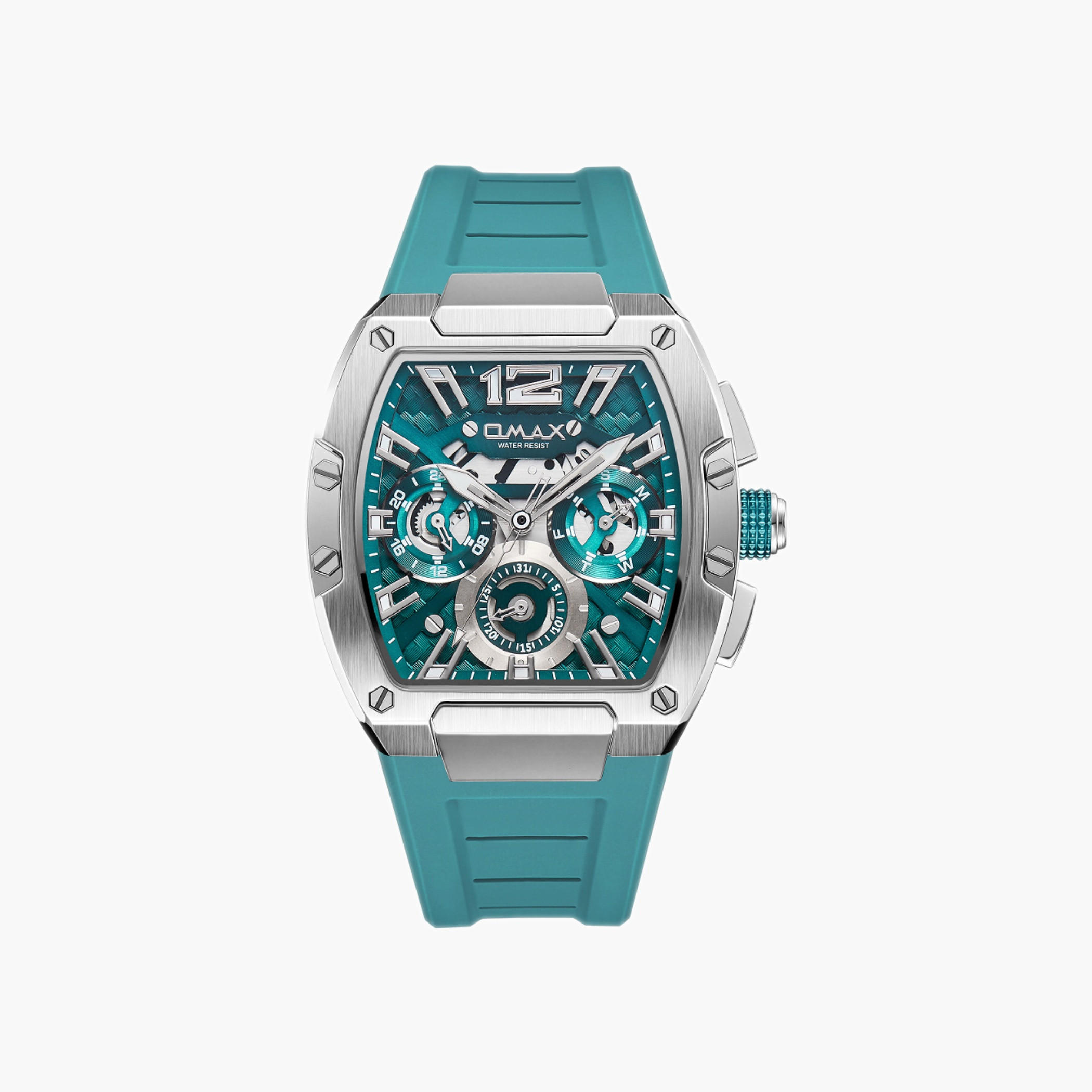 أوماكس ساعة كوارتز رجالية بحزام سيليكون-men-watchesandjewellery-watches-image-7