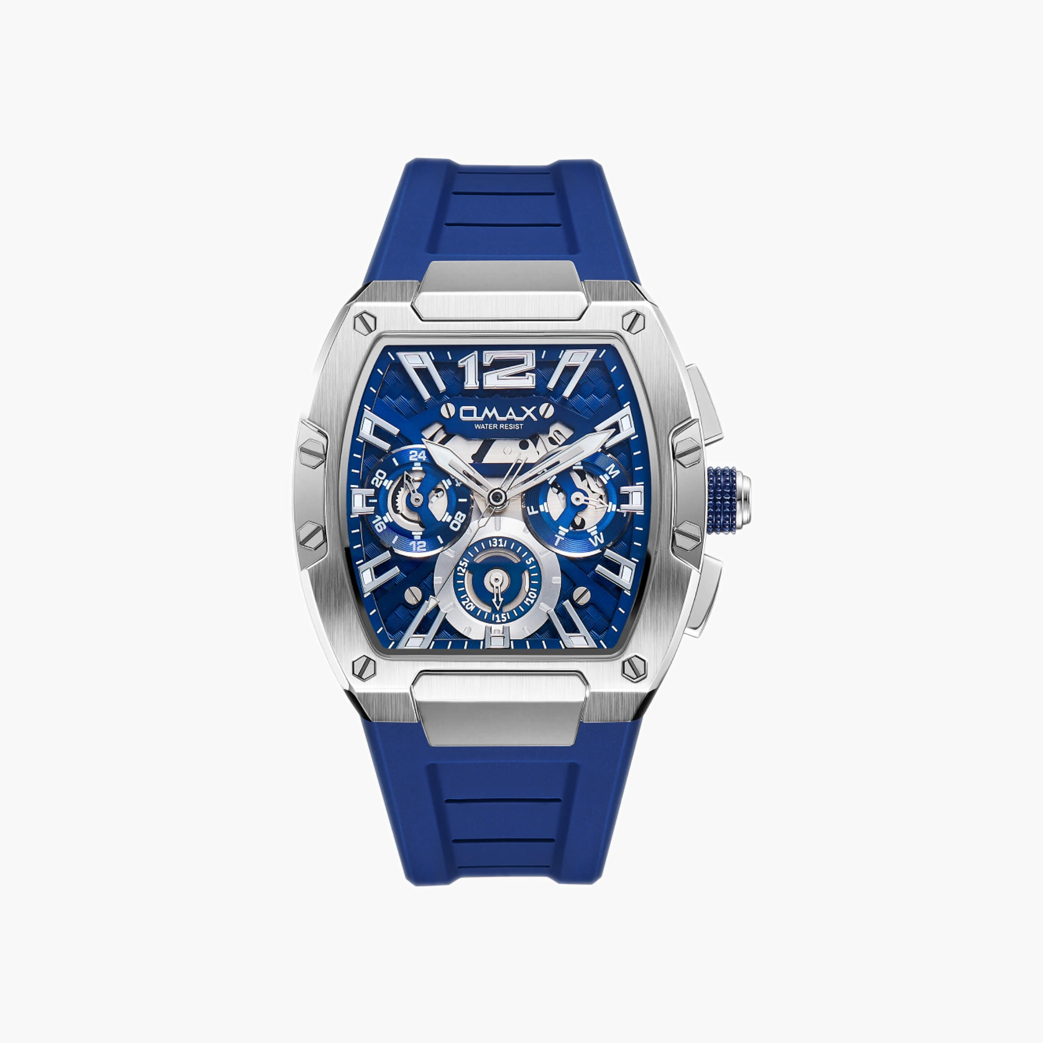 أوماكس ساعة كوارتز رجالية بحزام سيليكون-men-watchesandjewellery-watches-image-10