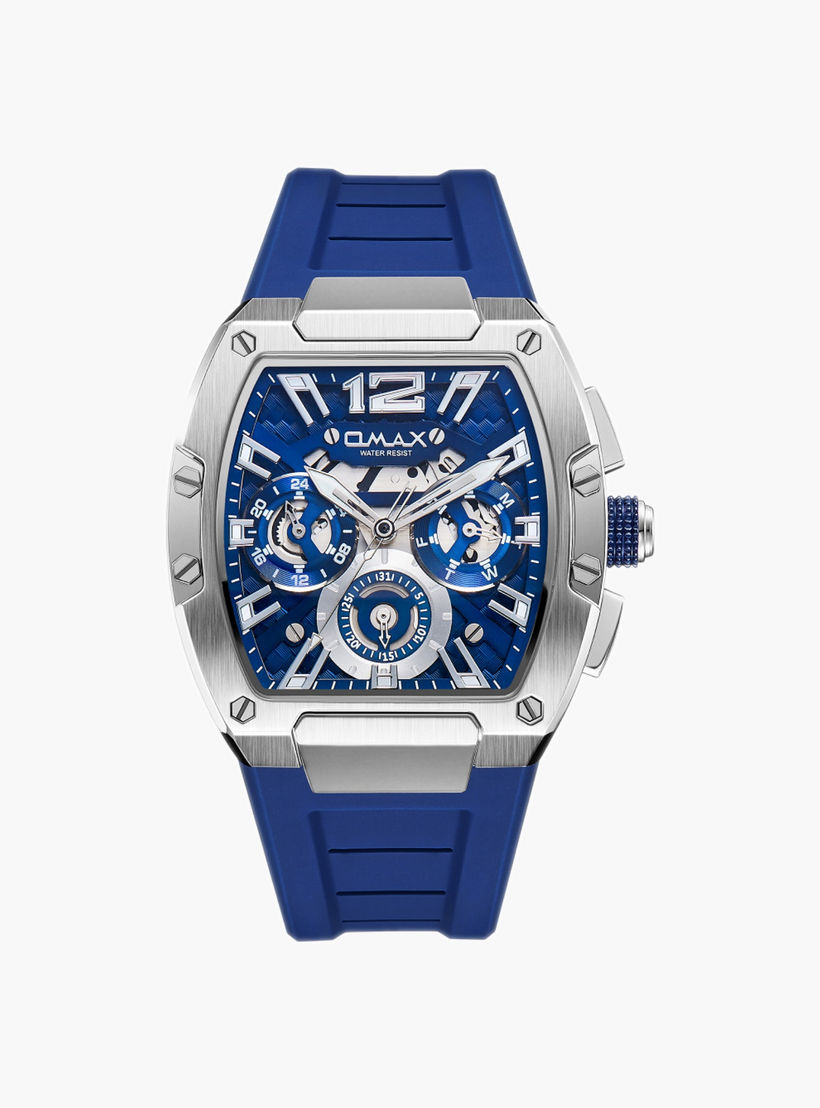 OMAX Silicone Strap Men's Quartz Watch-men-watchesandjewellery-watches-image-1