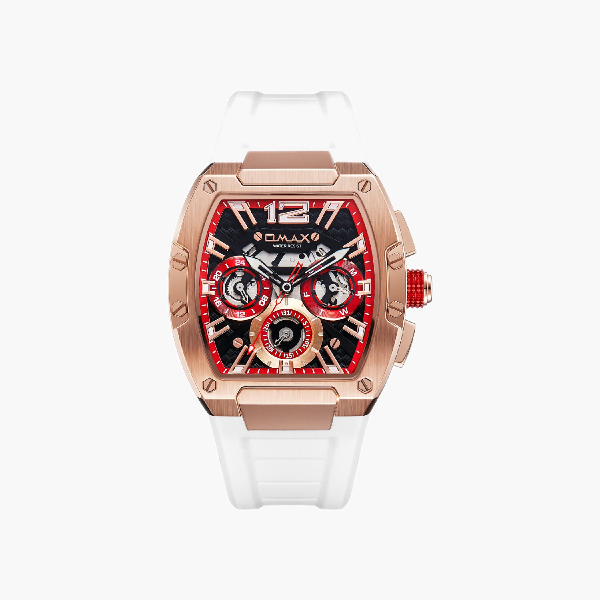 أوماكس ساعة كوارتز رجالية بحزام سيليكون-men-watchesandjewellery-watches-image-13