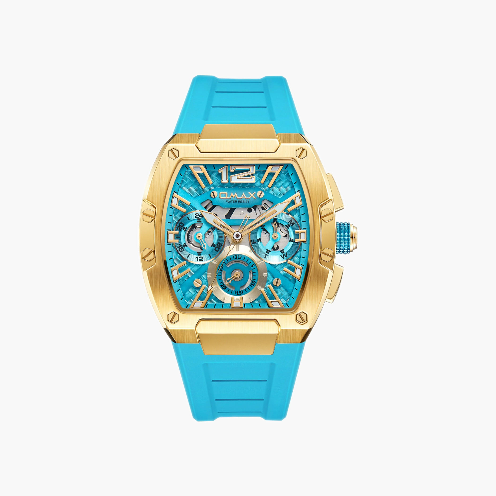 أوماكس ساعة كوارتز رجالية بحزام سيليكون-men-watchesandjewellery-watches-image-22