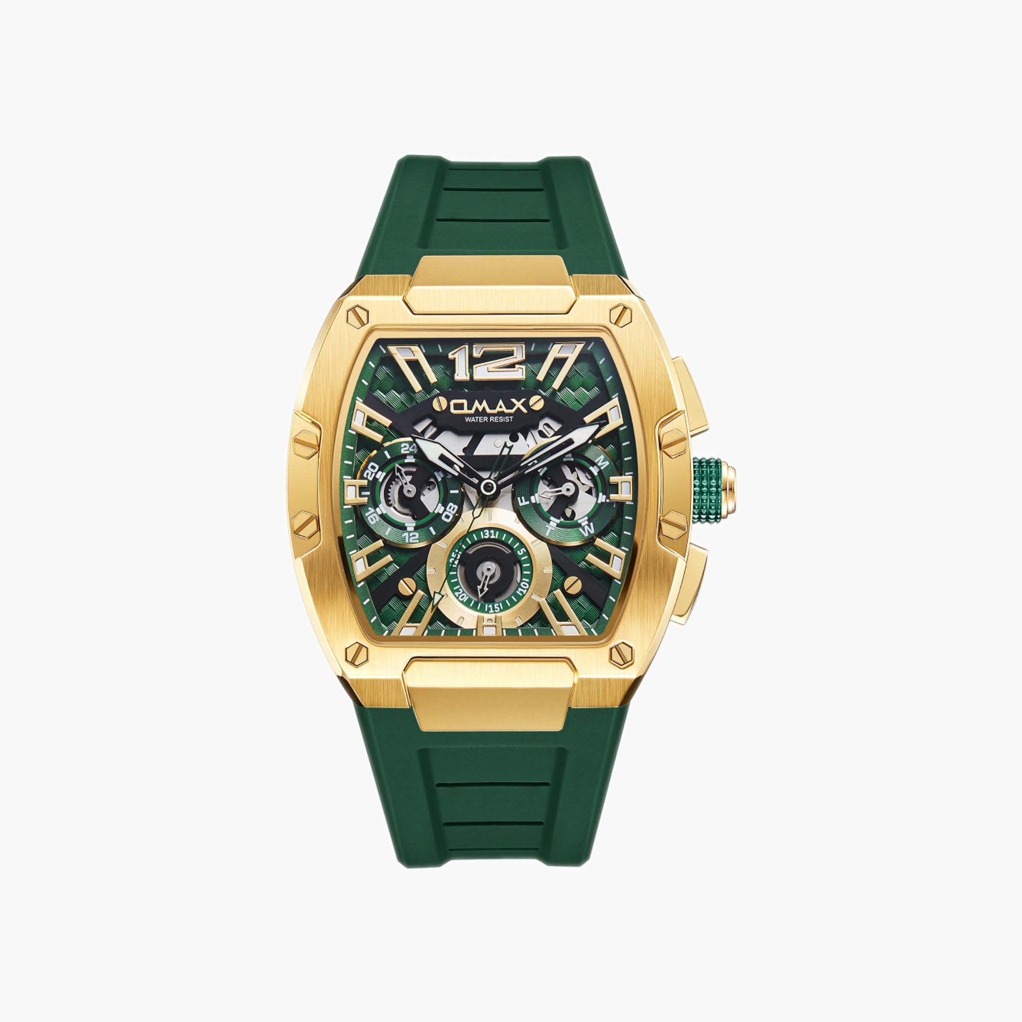 أوماكس ساعة كوارتز رجالية بحزام سيليكون-men-watchesandjewellery-watches-image-25