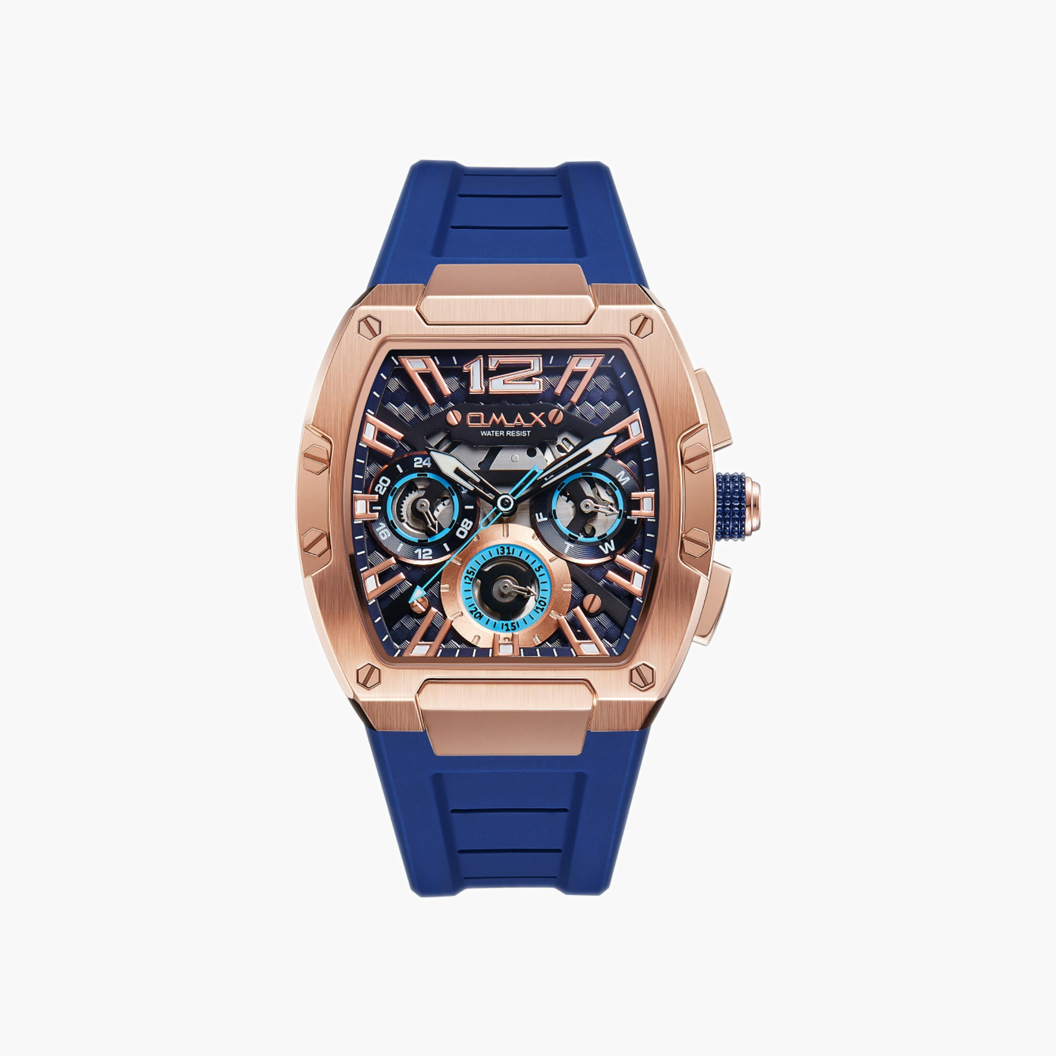 أوماكس ساعة كوارتز رجالية بحزام سيليكون-men-watchesandjewellery-watches-image-28