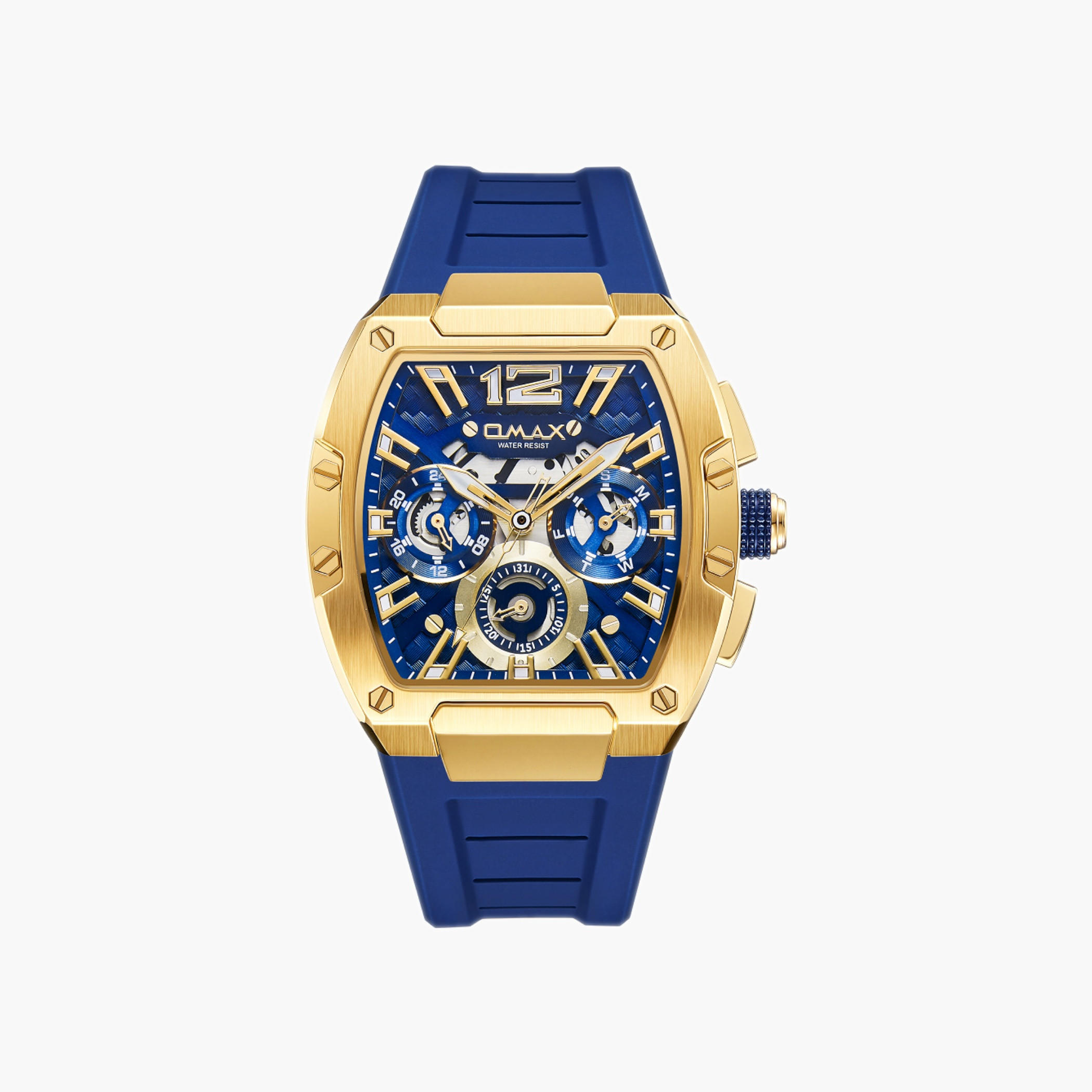 أوماكس ساعة كوارتز رجالية بحزام سيليكون-men-watchesandjewellery-watches-image-1