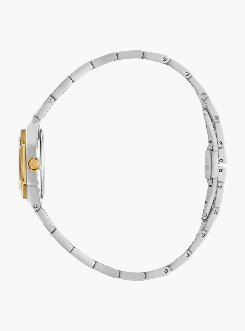 OMAX Two-Tone Metal Strap Watch-women-watchesandjewellery-watches-image-2