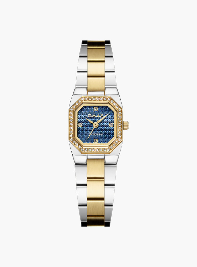 أوماكس ساعة يد بسوار معدني بلونين-women-watchesandjewellery-watches-image-1