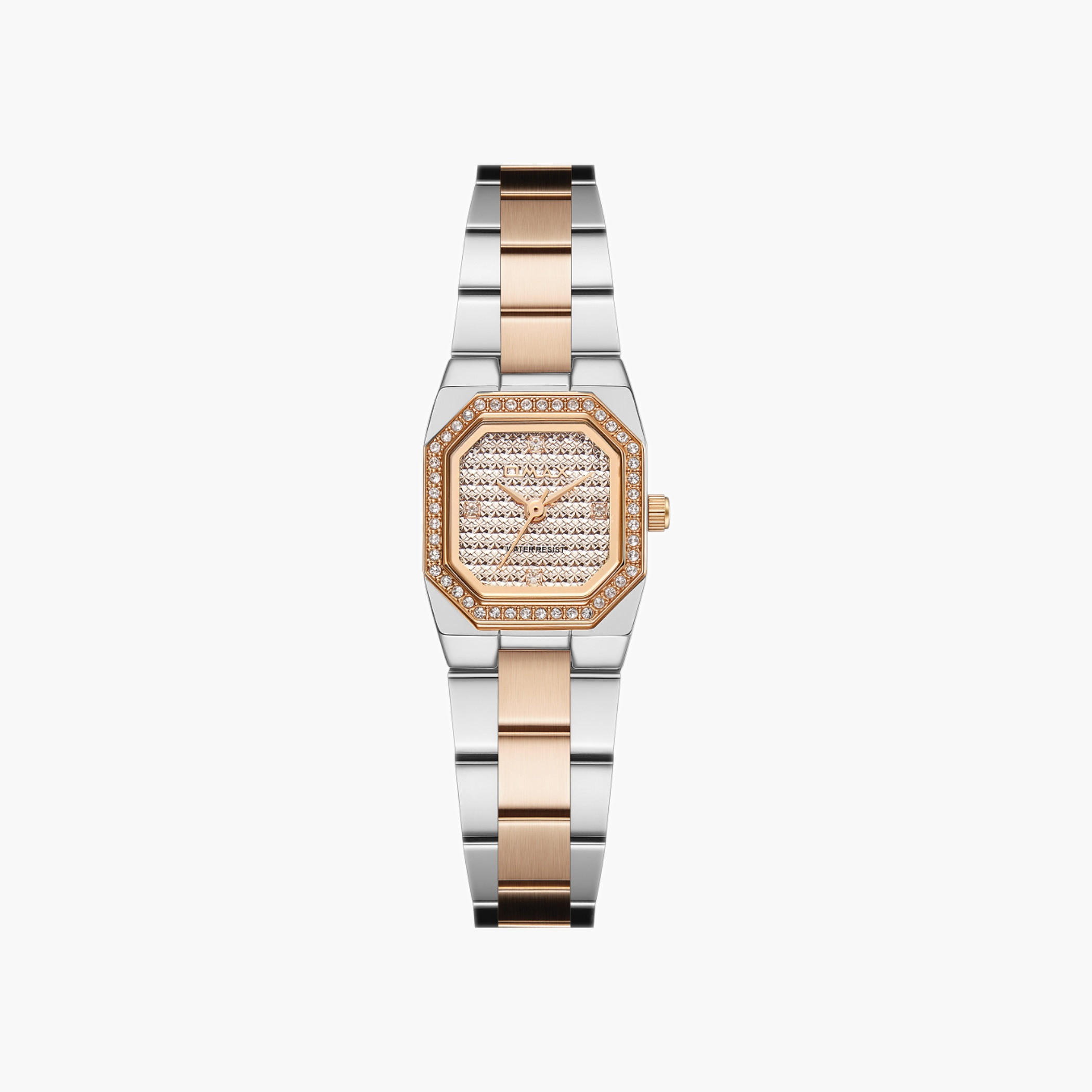أوماكس ساعة يد بسوار معدني بلونين-women-watchesandjewellery-watches-image-1