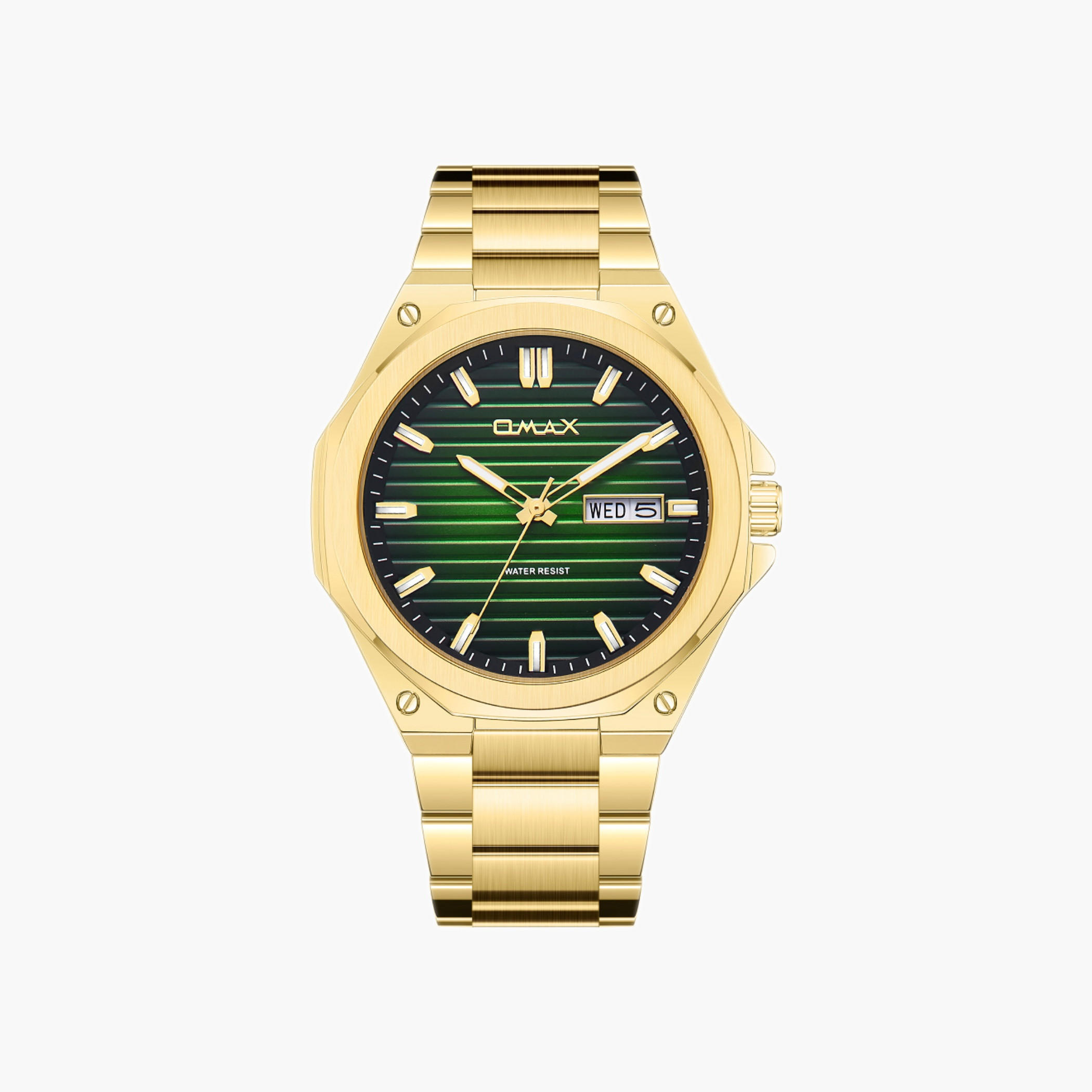 أوماكس ساعة يد رجالية تناظرية ذهبية اللون-men-watchesandjewellery-watches-image-4