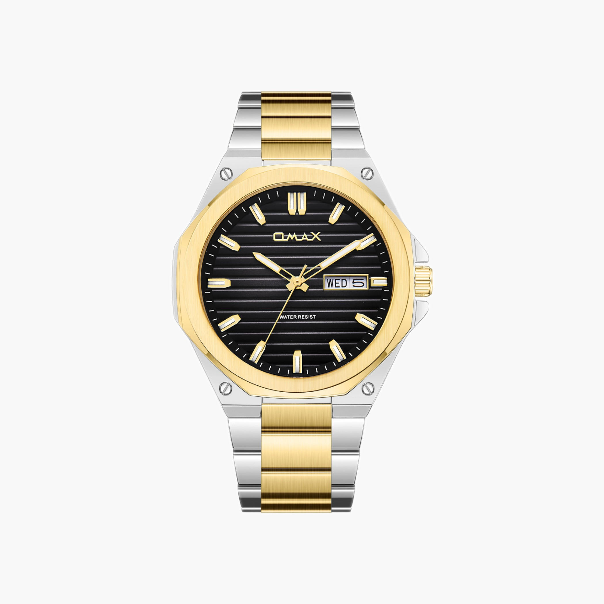 أوماكس ساعة يد رجالية تناظرية ذهبية اللون-men-watchesandjewellery-watches-image-10