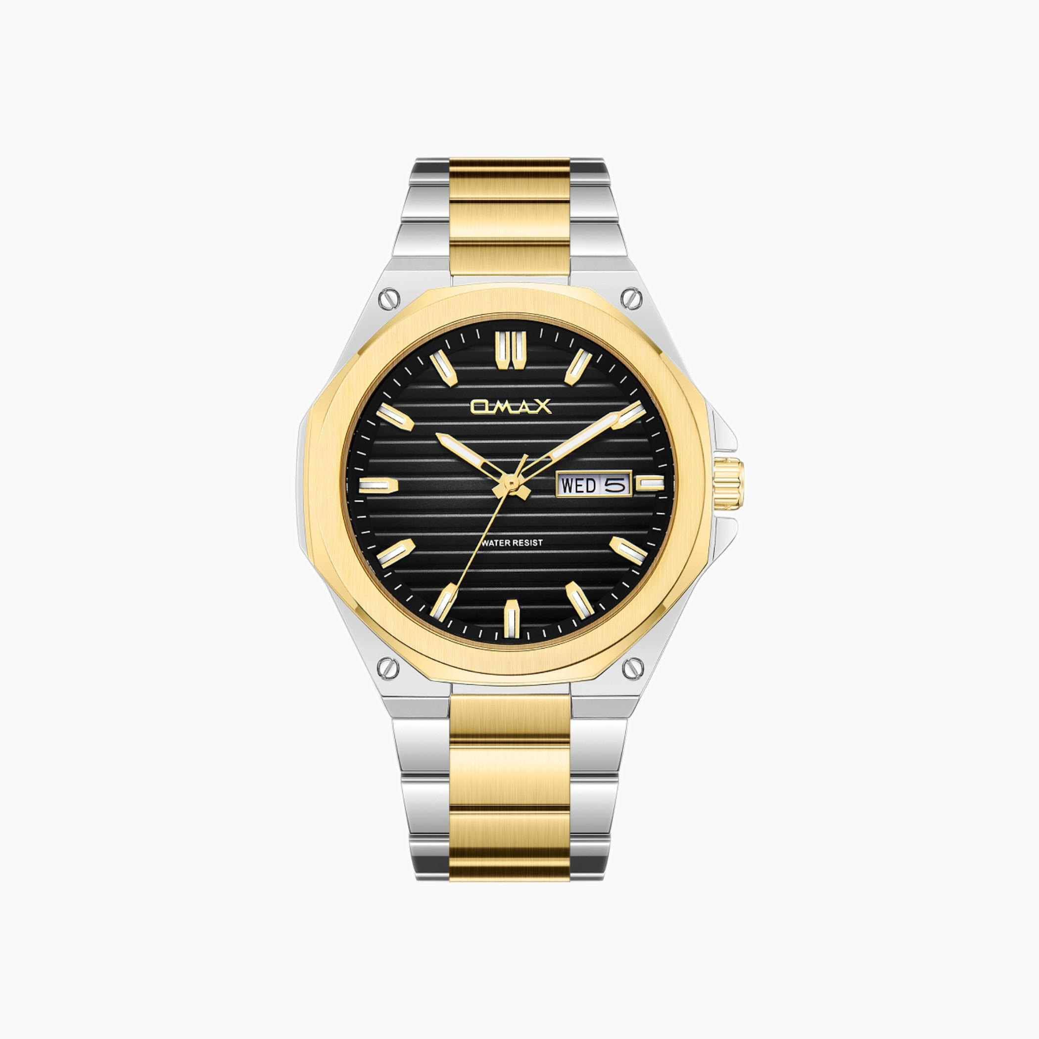 أوماكس ساعة يد رجالية تناظرية ذهبية اللون-men-watchesandjewellery-watches-image-16