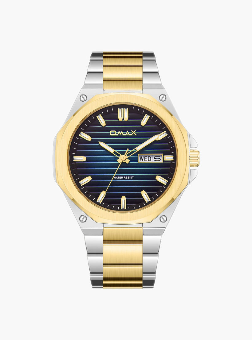 OMAX Gold Tone Men's Analog Watch-men-watchesandjewellery-watches-image-1