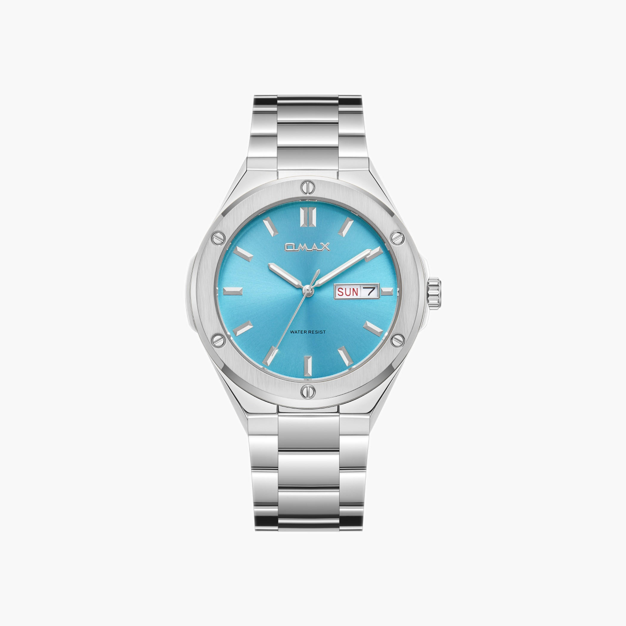 OMAX Silver Tone Men's Wristwatch-men-watchesandjewellery-watches-image-1