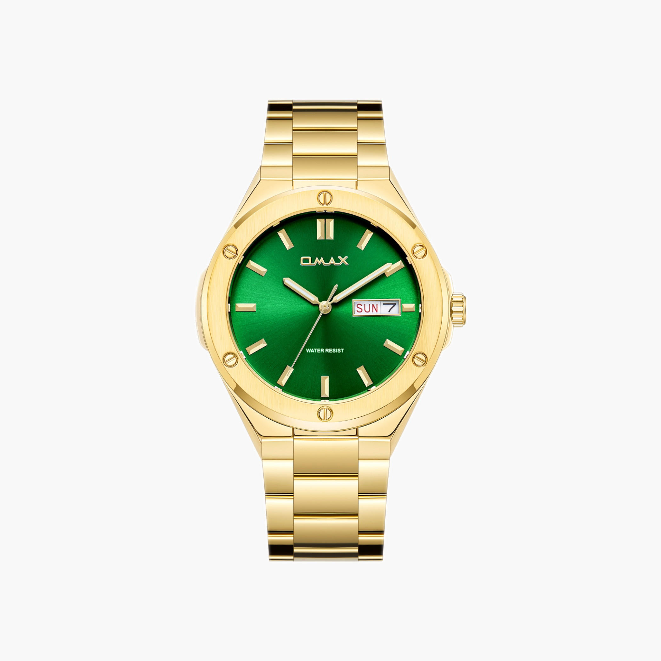 أوماكس ساعة رجالية أنالوج بلون ذهبي-men-watchesandjewellery-watches-image-2