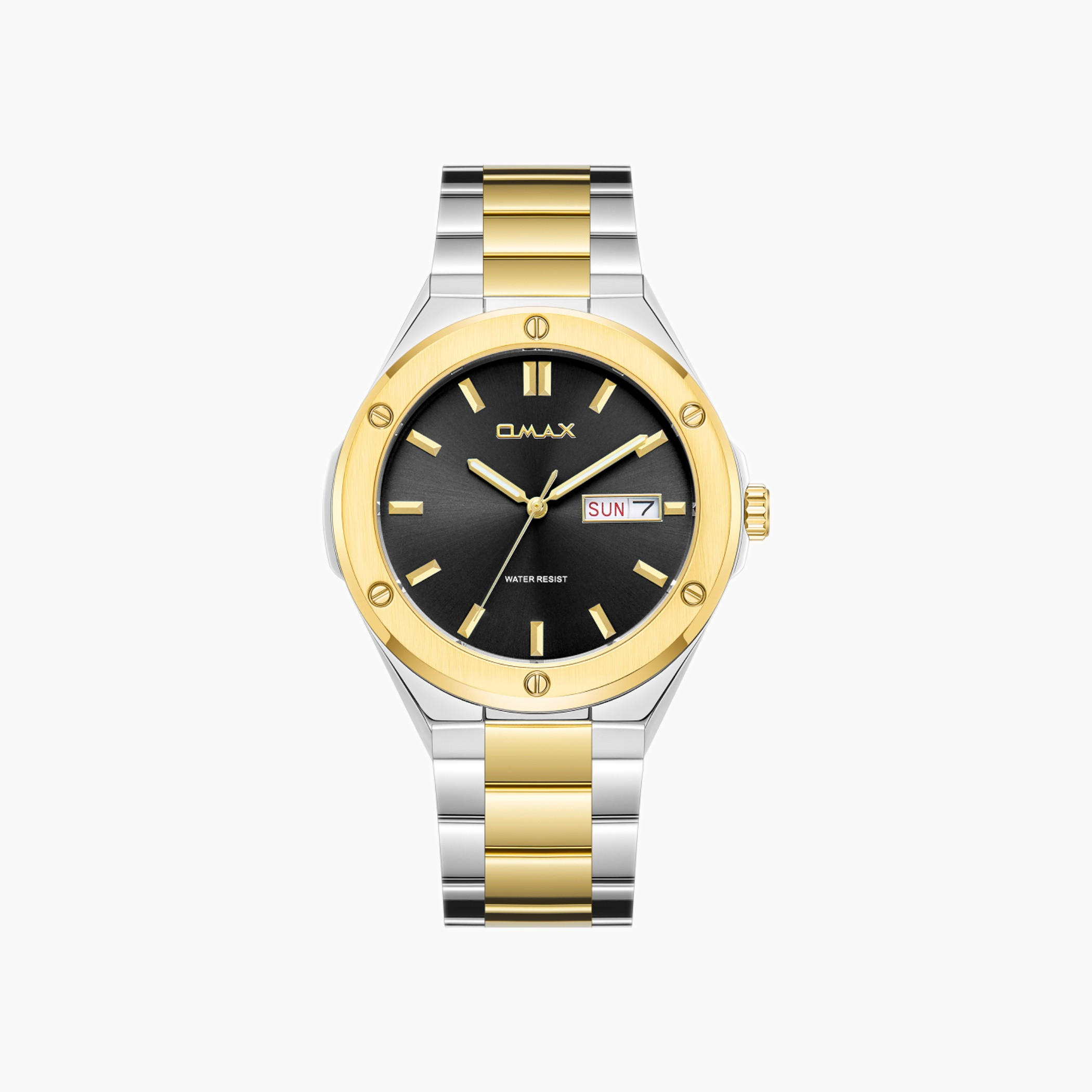 أوماكس ساعة رجالية من الستانلس ستيل بلونين-men-watchesandjewellery-watches-image-1