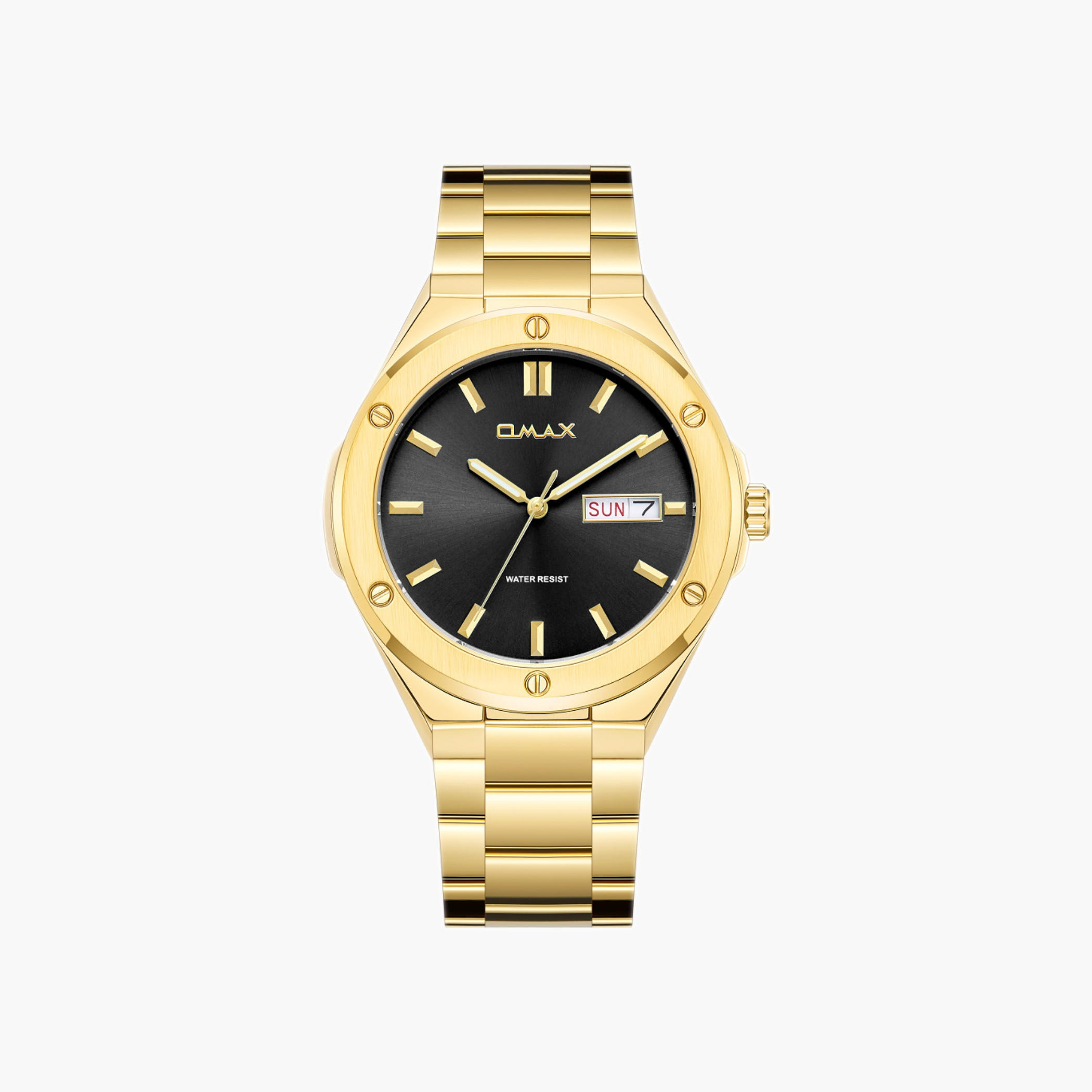 أوماكس ساعة رجالية أنالوج بلون ذهبي-men-watchesandjewellery-watches-image-1
