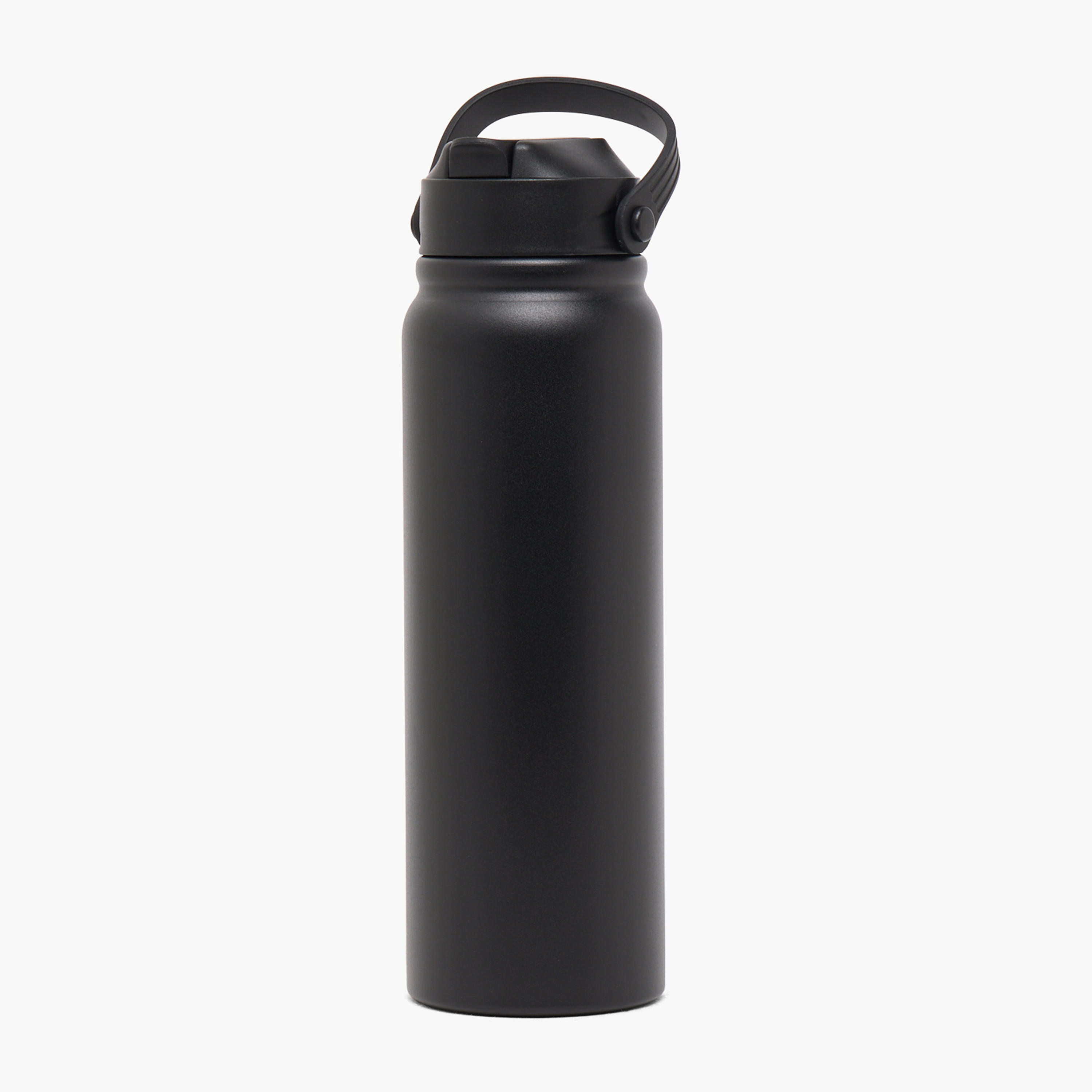 قارورة مياه ستانلس ستيل سادة بفوهة قلابة ومقبض - 800 مل-school-waterbottles-image-1