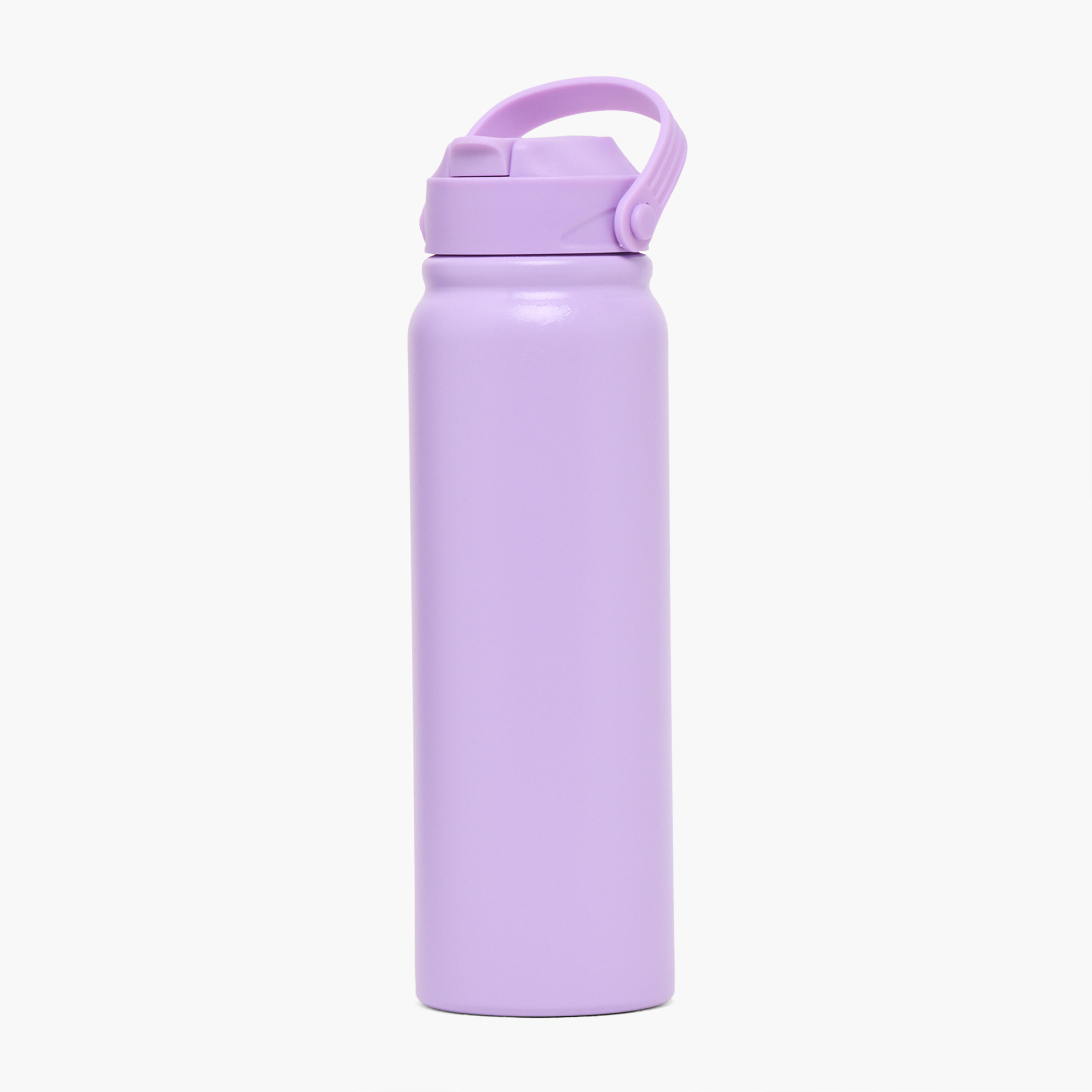 قارورة مياه ستانلس ستيل سادة بفوهة قلابة ومقبض - 800 مل-school-waterbottles-image-1