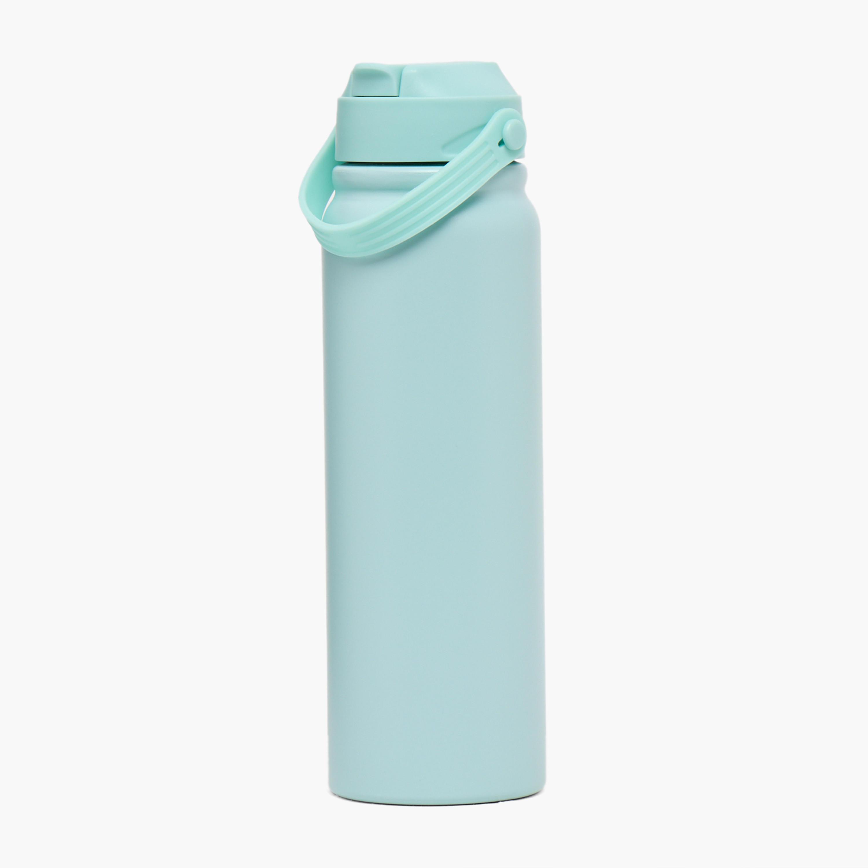 Slogan Print Stainless Steel Water Bottle with Flip Spout and Handle - 800 ml-school-waterbottles-image-3