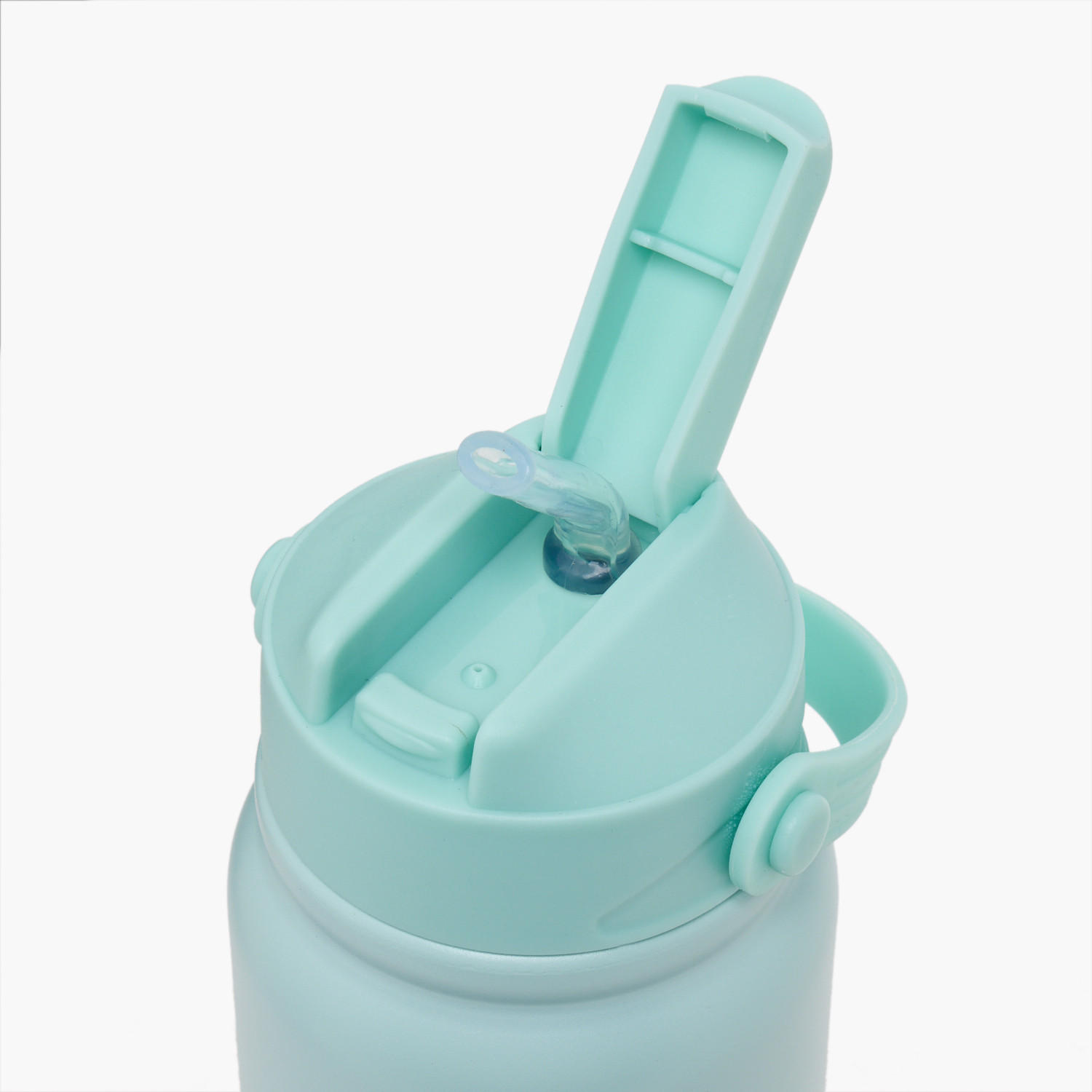 Slogan Print Stainless Steel Water Bottle with Flip Spout and Handle - 800 ml-school-waterbottles-image-6