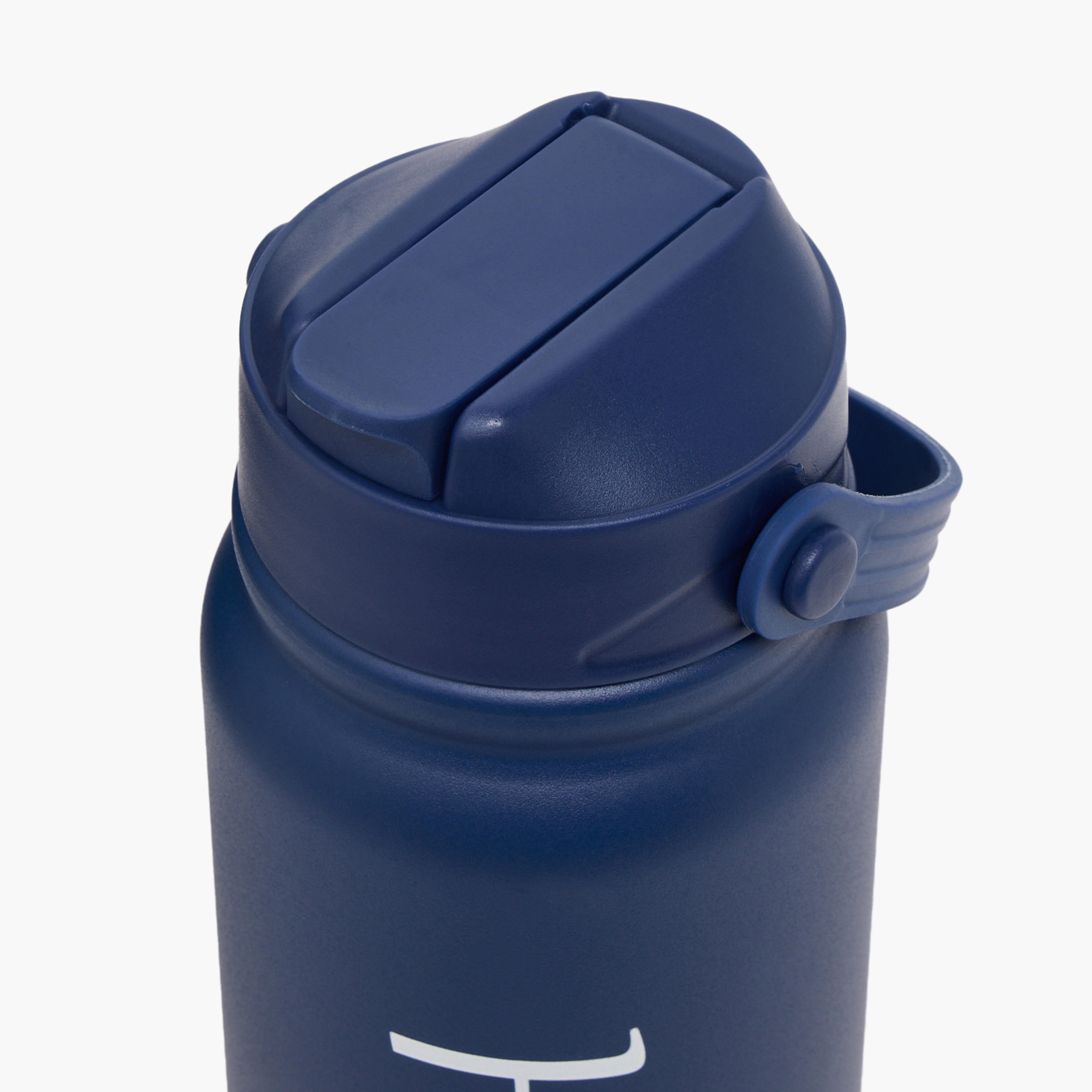 Printed Stainless Steel Water Bottle with Flip Spout and Handle - 800 ml-school-waterbottles-image-4
