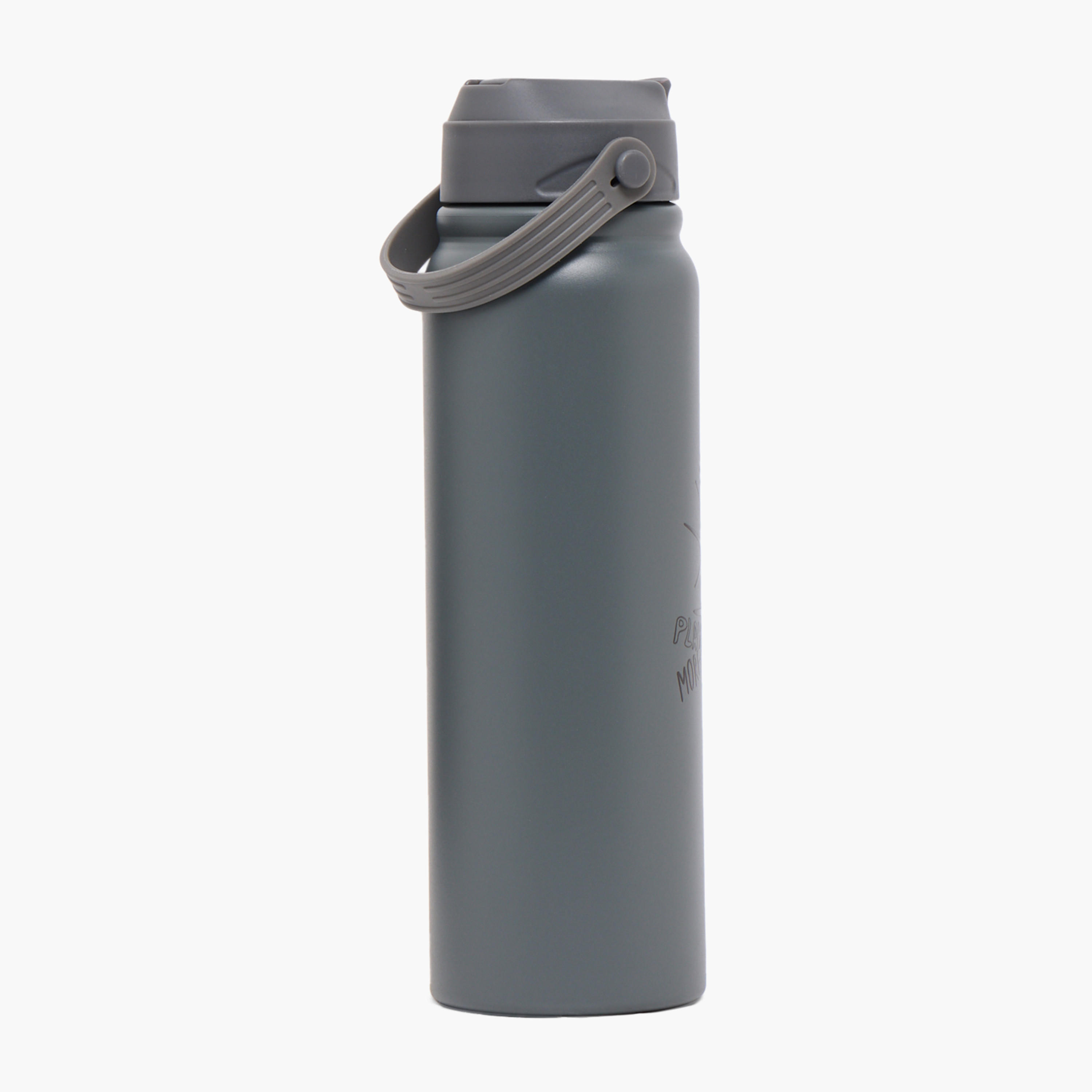 Football Print Stainless Steel Water Bottle with Flip Spout and Handle - 800 ml-school-waterbottles-image-3