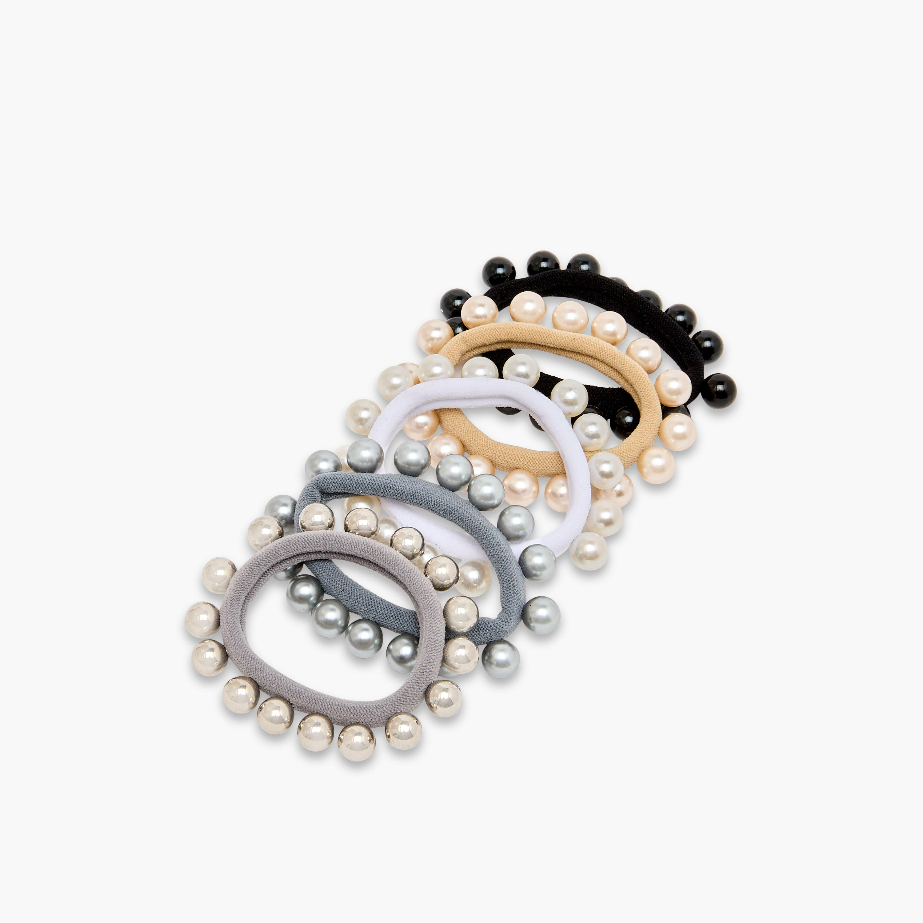Pack of 5 Hair Scrunchie-women-hairaccessories-scrunchies-image-3