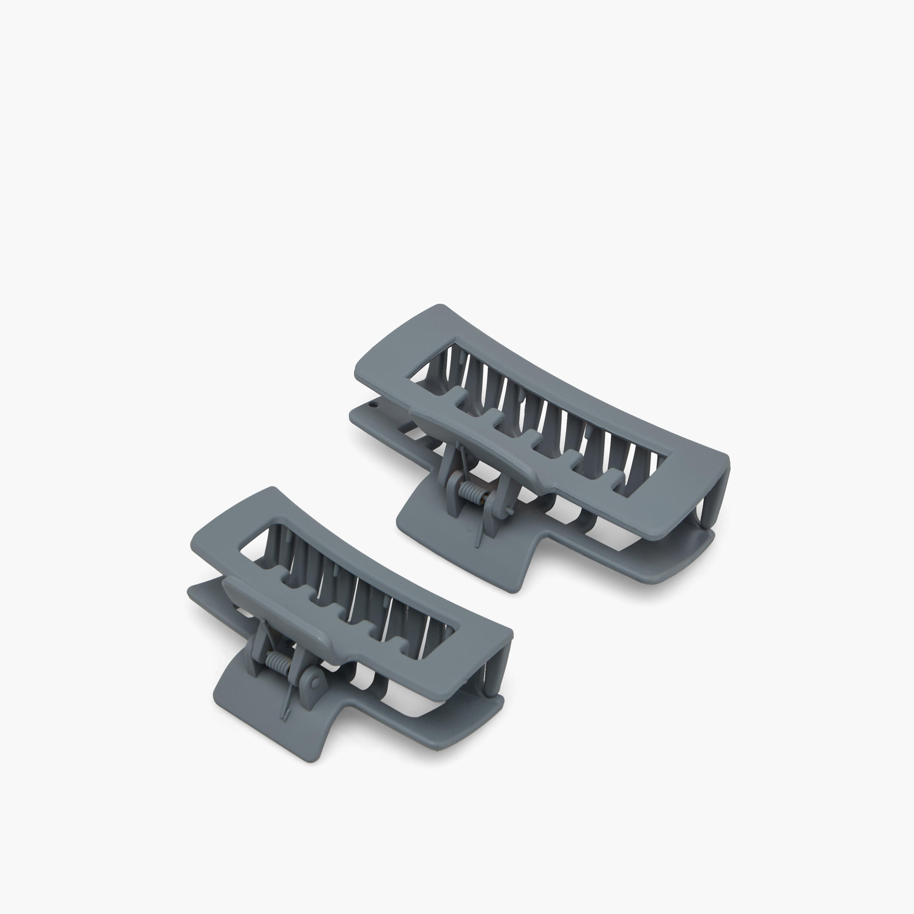 Pack of 2 Rectangular Hair Clamps-women-hairaccessories-clamps-image-1