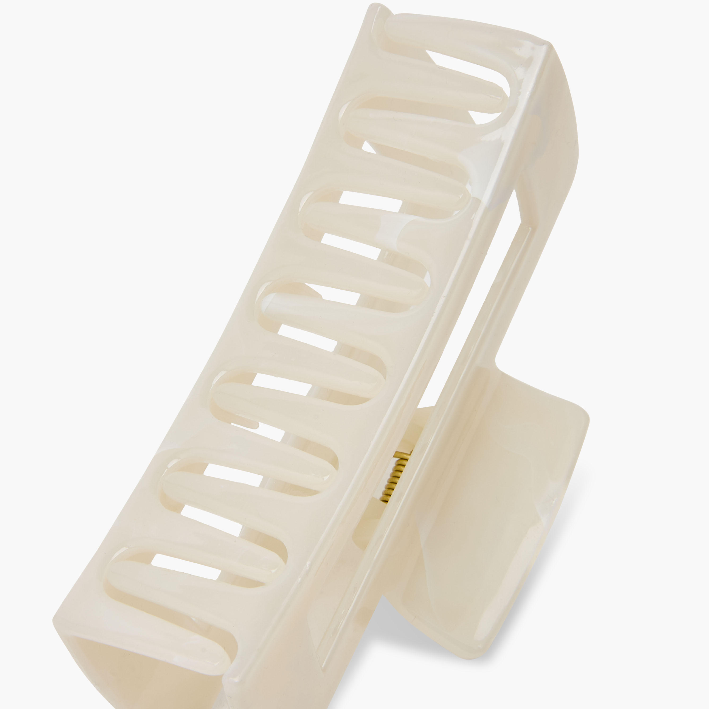 Rectangular Hair Clamp with Matte Finish-women-hairaccessories-clamps-image-3