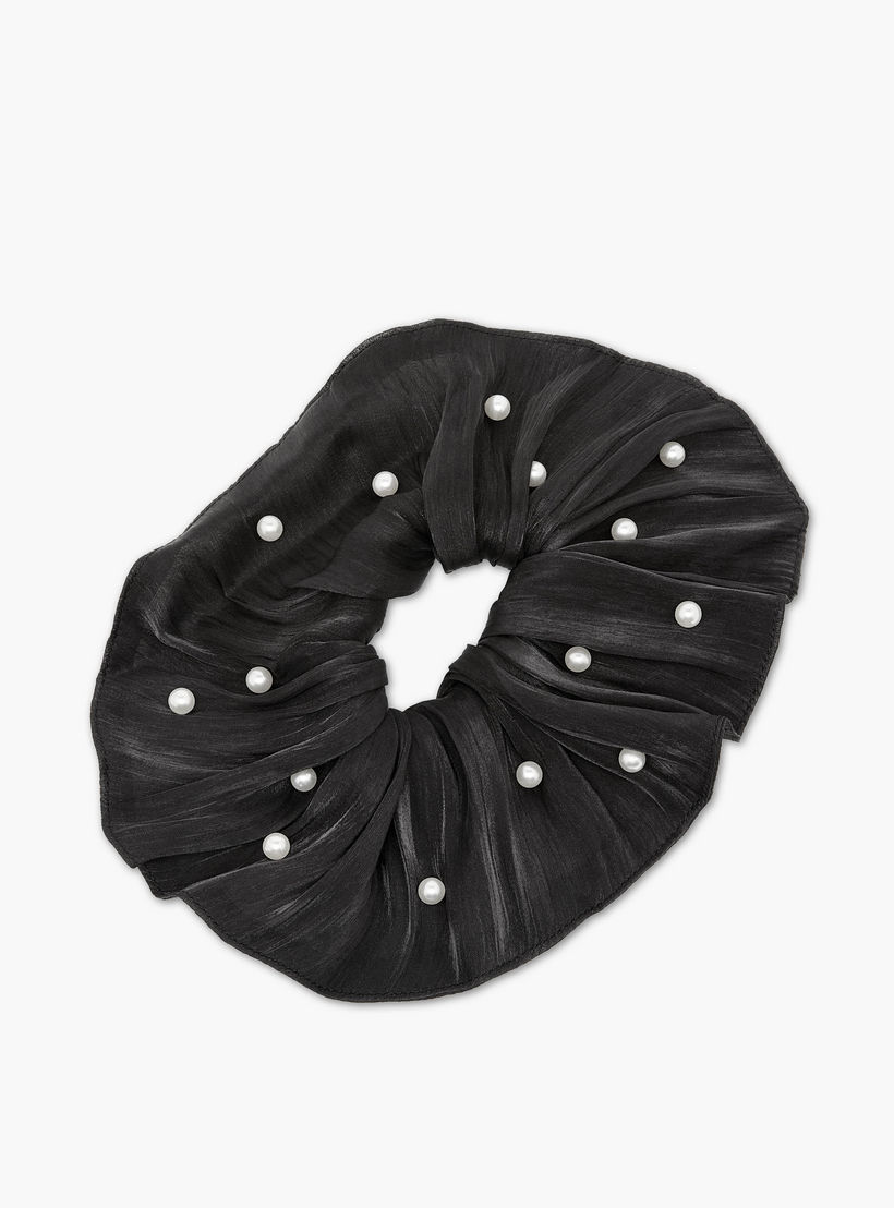 ربطة شعر بتزيينات لؤلؤ-women-hairaccessories-scrunchies-image-2
