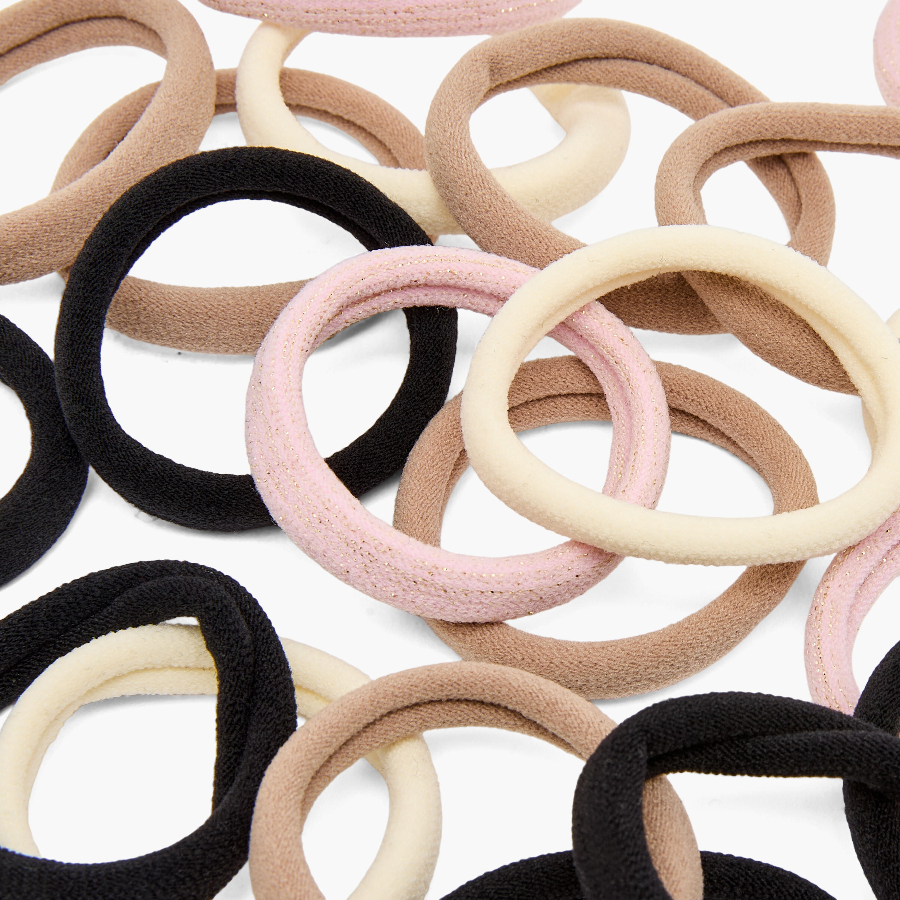 مجموعة ربطات شعر بارزة الملمس عدد 22 قطعة-women-hairaccessories-bands-image-4