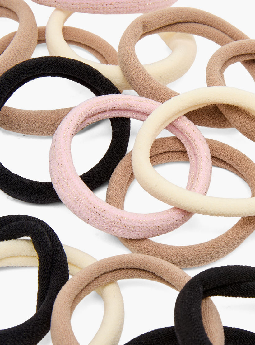مجموعة ربطات شعر بارزة الملمس عدد 22 قطعة-women-hairaccessories-bands-image-4