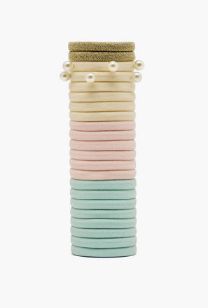 Pack of 22 Textured Hair Tie-women-image-1
