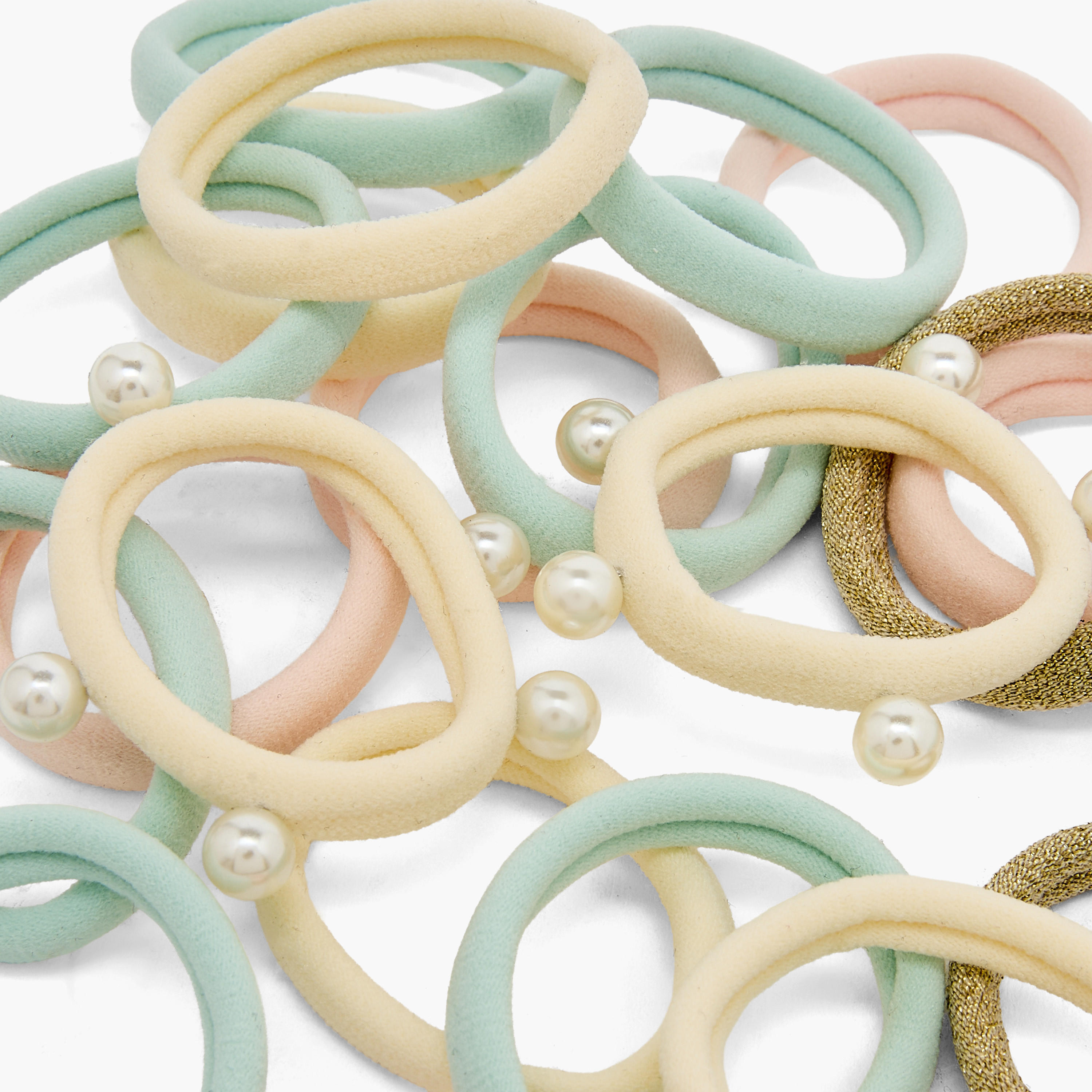 Pack of 22 Textured Hair Tie-women-hairaccessories-bands-image-4