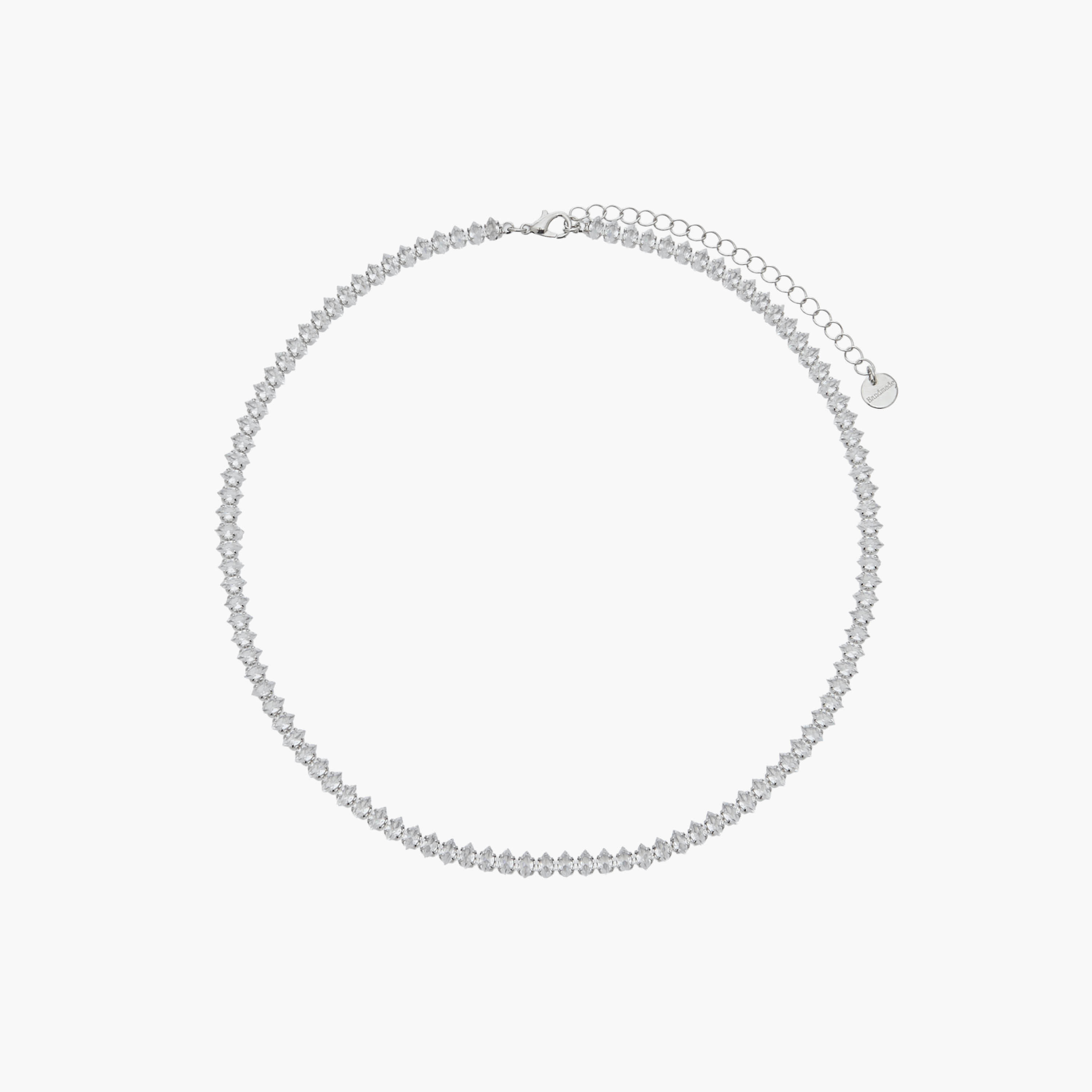 Set of 4 - Stone Embellished Silver Tone Necklace and Earrings-women-watchesandjewellery-jewellery-jewellerysets-image-3