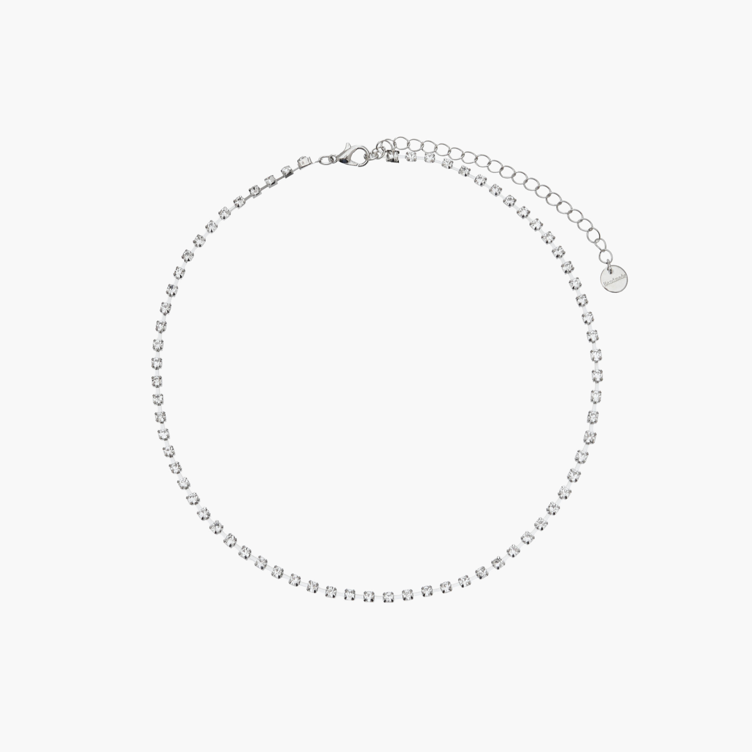 Set of 4 - Stone Embellished Silver Tone Necklace and Earrings-women-watchesandjewellery-jewellery-jewellerysets-image-4