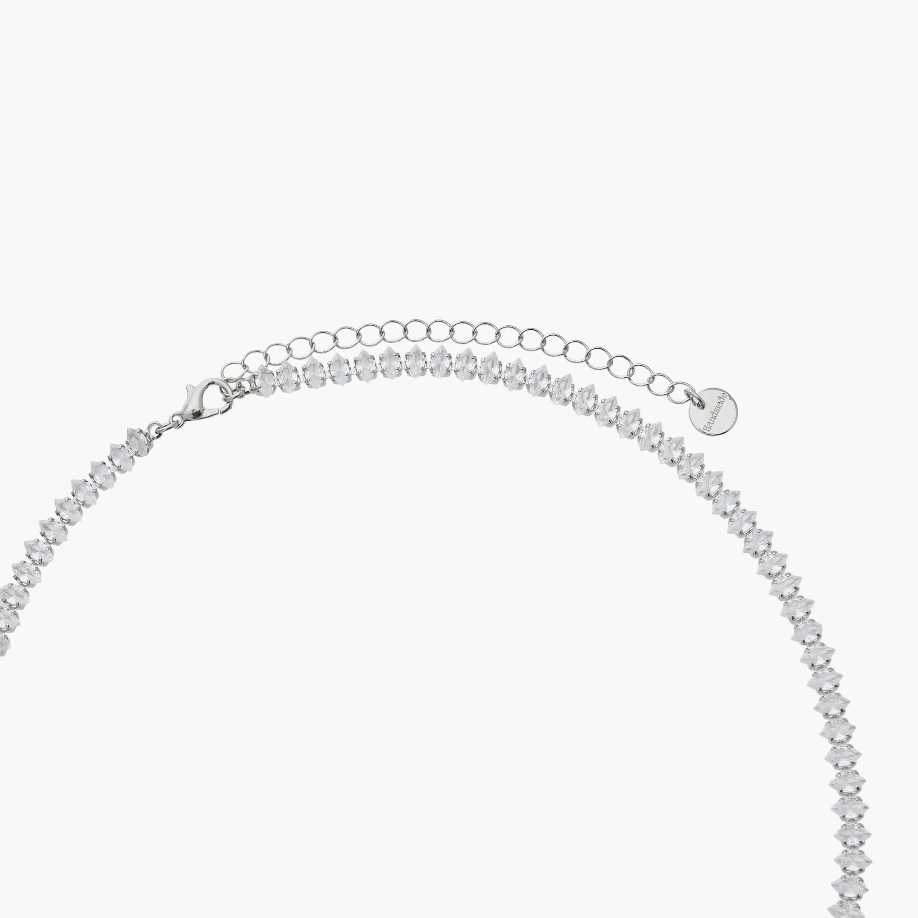Set of 4 - Stone Embellished Silver Tone Necklace and Earrings-women-watchesandjewellery-jewellery-jewellerysets-image-6