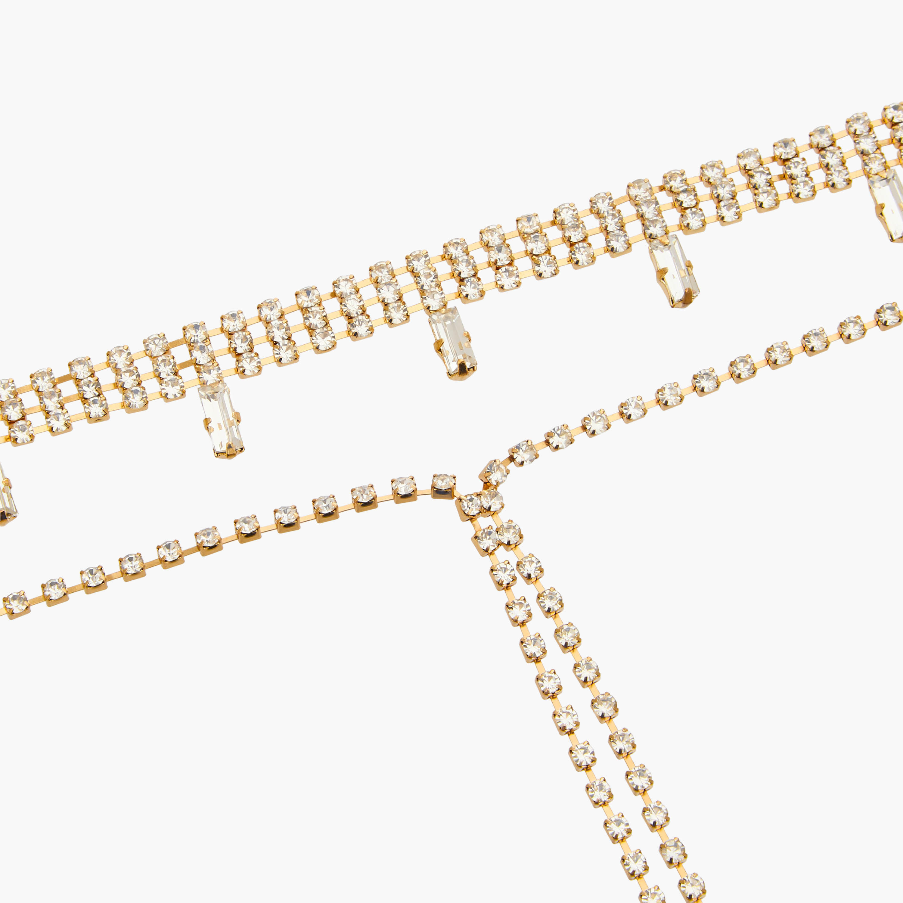 Set of 3 - Stone Embellished Gold Tone Necklace and Earrings-women-watchesandjewellery-jewellery-jewellerysets-image-6