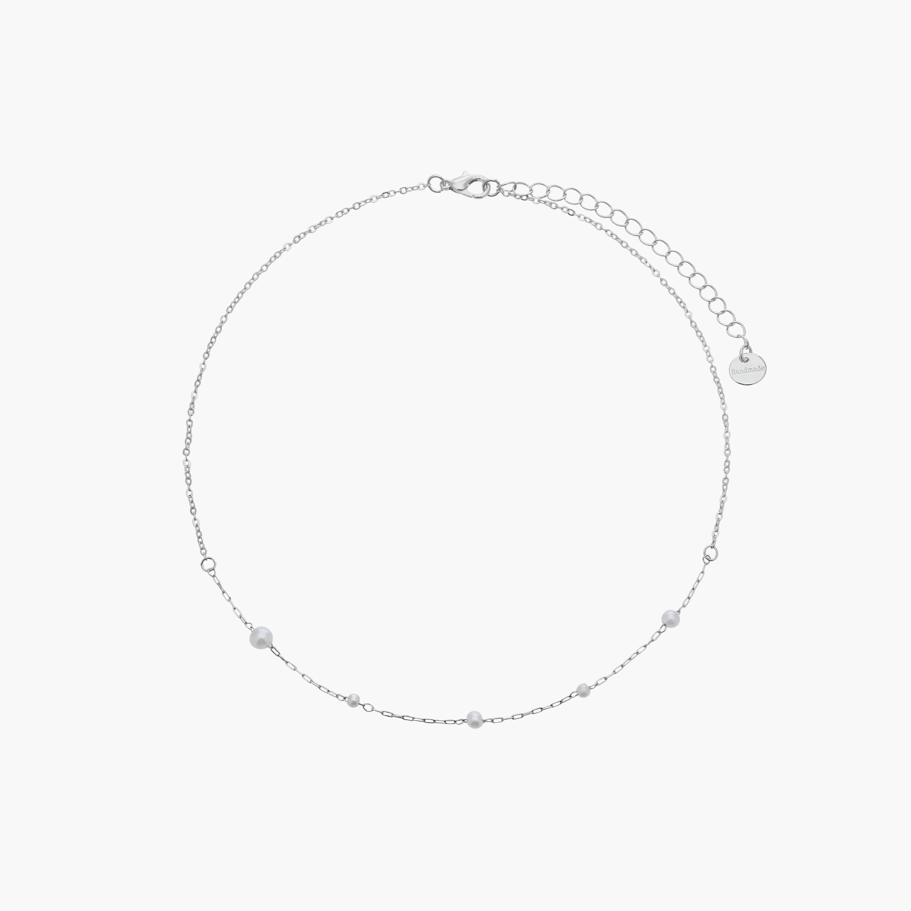 Set of 2 - Silver Tone Necklace with Pearl Detail-women-watchesandjewellery-jewellery-necklacesandpendants-image-3