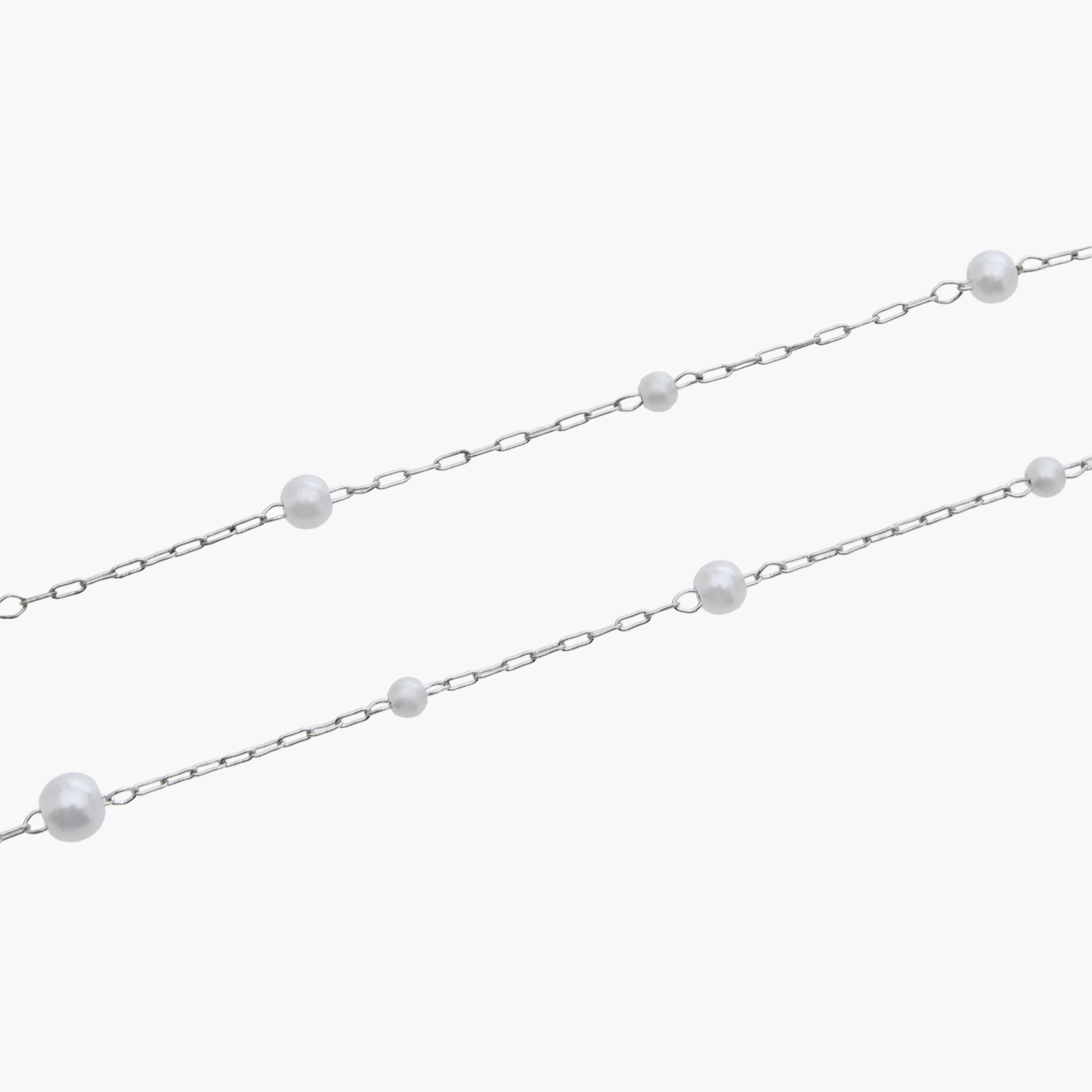 Set of 2 - Silver Tone Necklace with Pearl Detail-women-watchesandjewellery-jewellery-necklacesandpendants-image-6