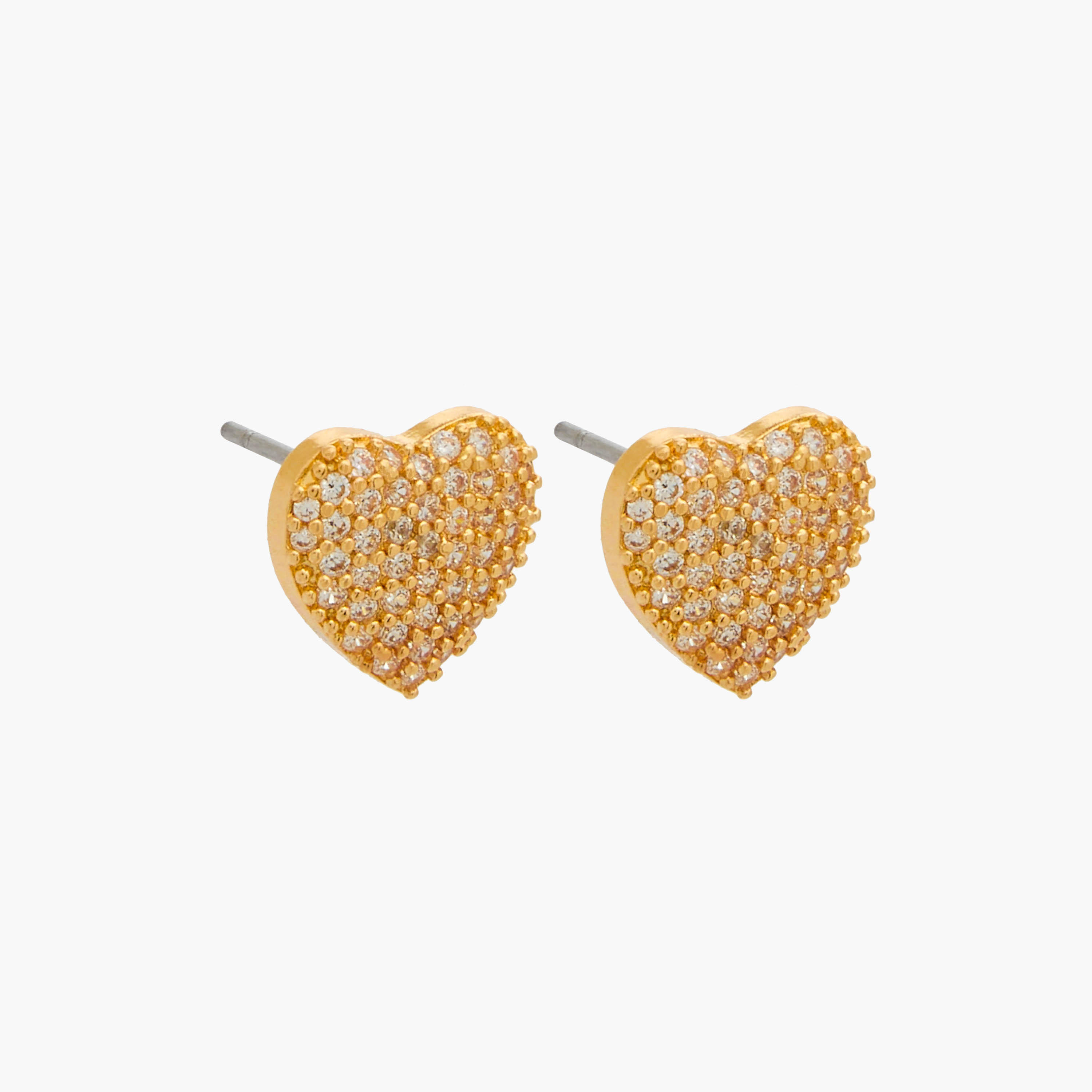 Set of 2 - Cubic Zirconia Stone Embellished Heart Pendant Necklace and Earrings-women-watchesandjewellery-jewellery-jewellerysets-image-4