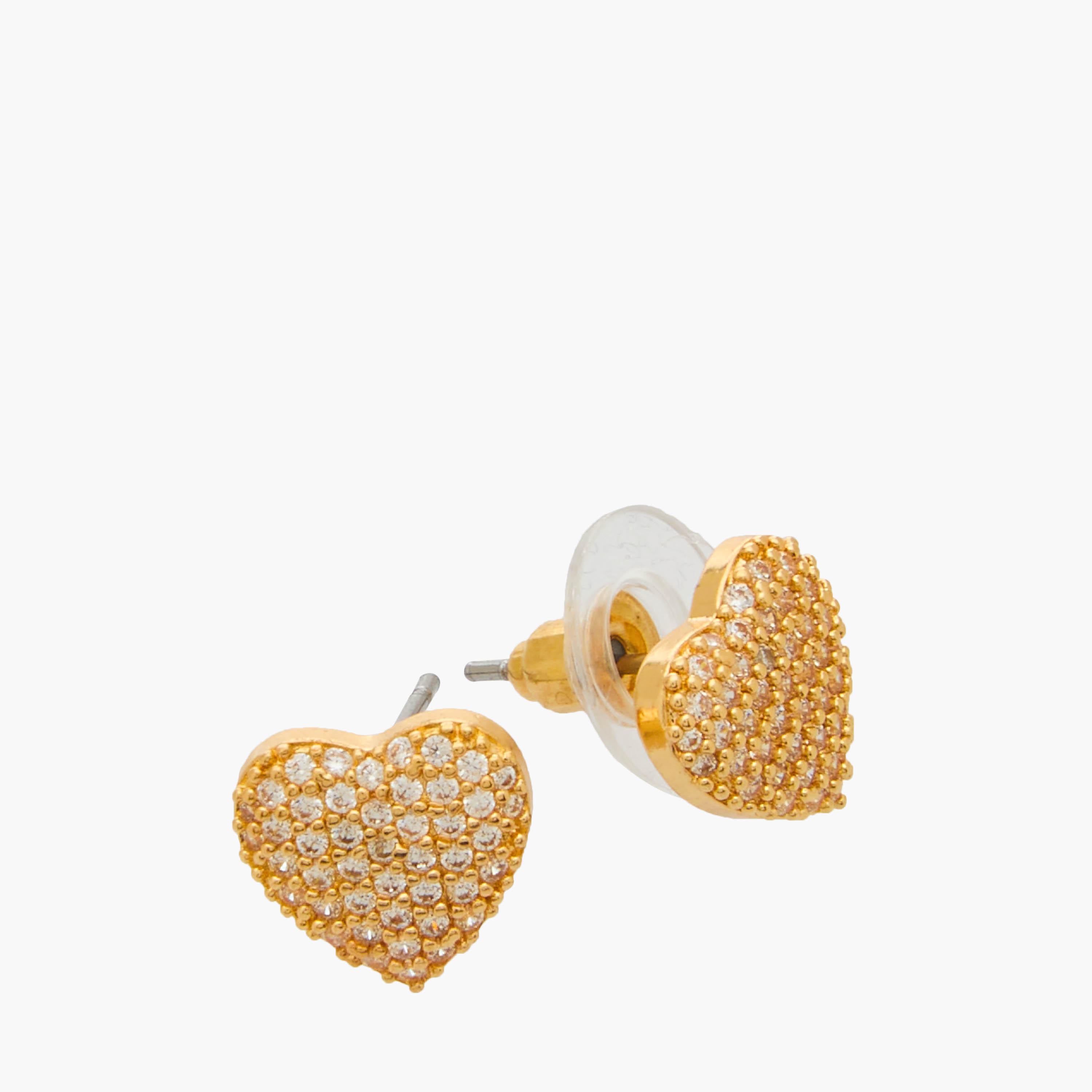 Set of 2 - Cubic Zirconia Stone Embellished Heart Pendant Necklace and Earrings-women-watchesandjewellery-jewellery-jewellerysets-image-5