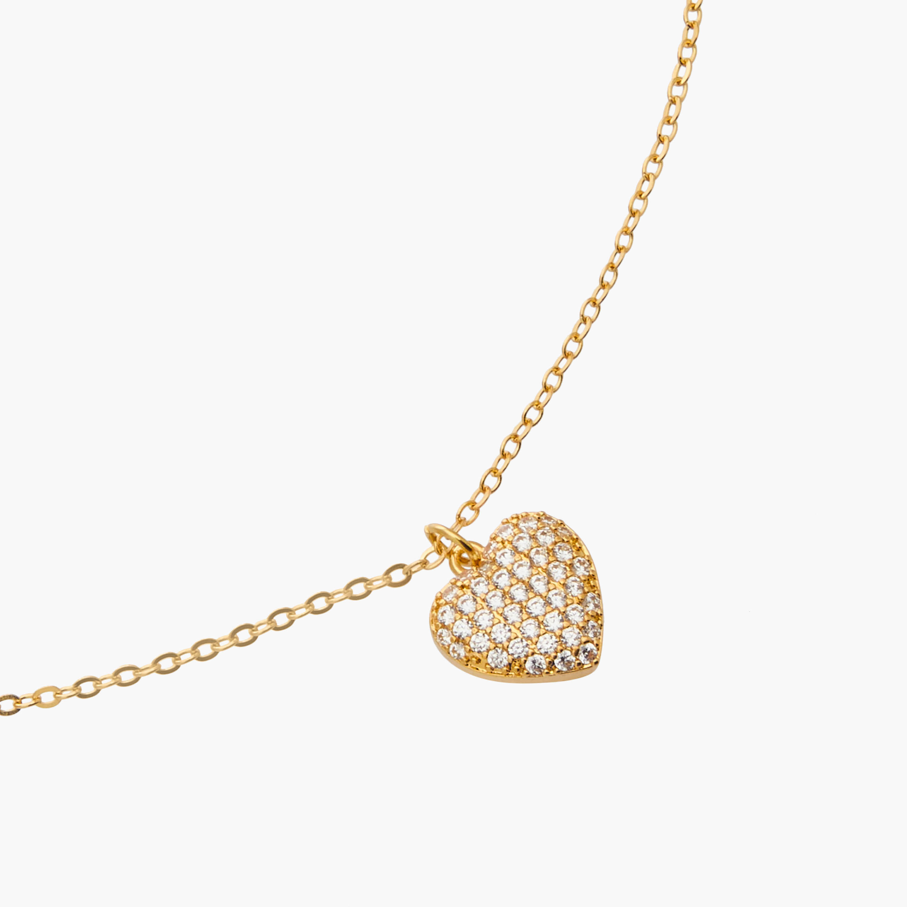 Set of 2 - Cubic Zirconia Stone Embellished Heart Pendant Necklace and Earrings-women-watchesandjewellery-jewellery-jewellerysets-image-7