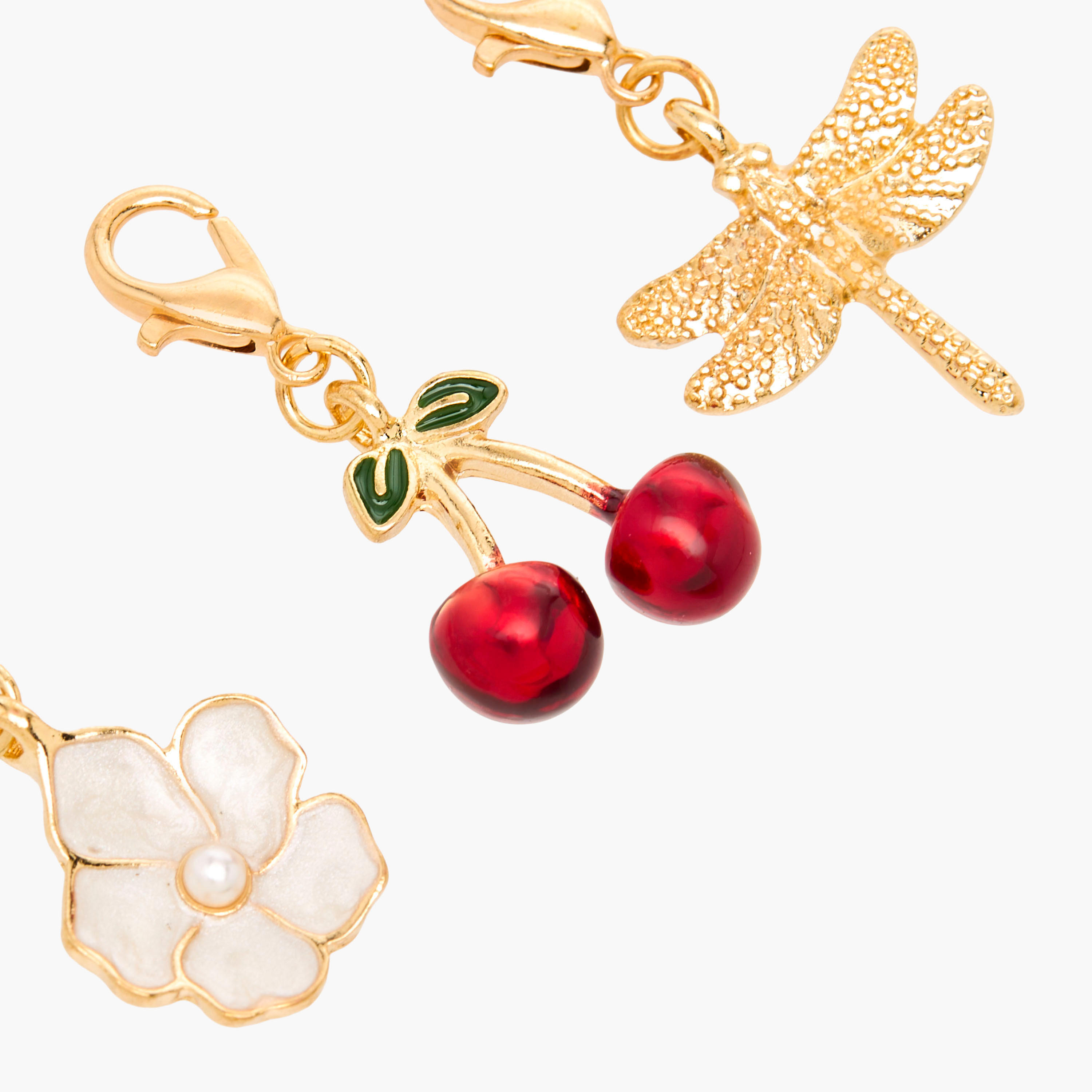 Set of 3 - Gold Tone Charm with Lobster Clasp-women-watchesandjewellery-jewellery-necklacesandpendants-image-5