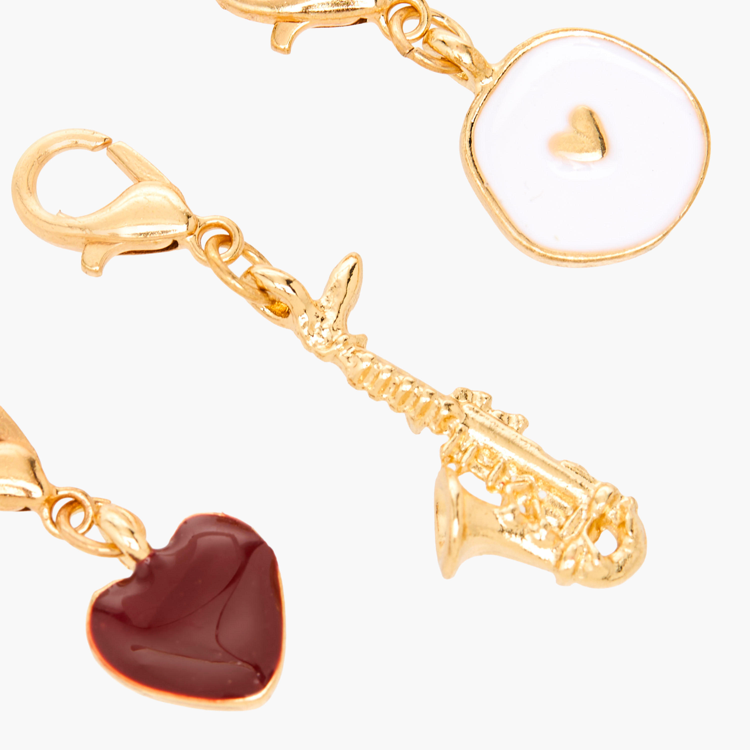 دلايات بلون ذهبي ومشبك لوبستر - طقم 3 قطع-women-watchesandjewellery-jewellery-necklacesandpendants-image-5