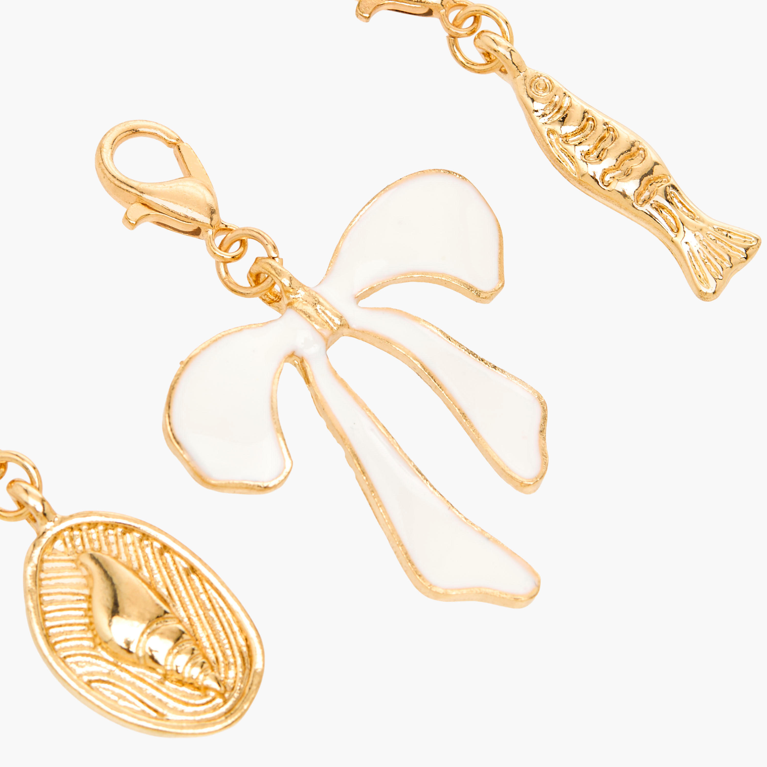 Set of 3 - Gold Tone Charm with Lobster Clasp-women-watchesandjewellery-jewellery-necklacesandpendants-image-5