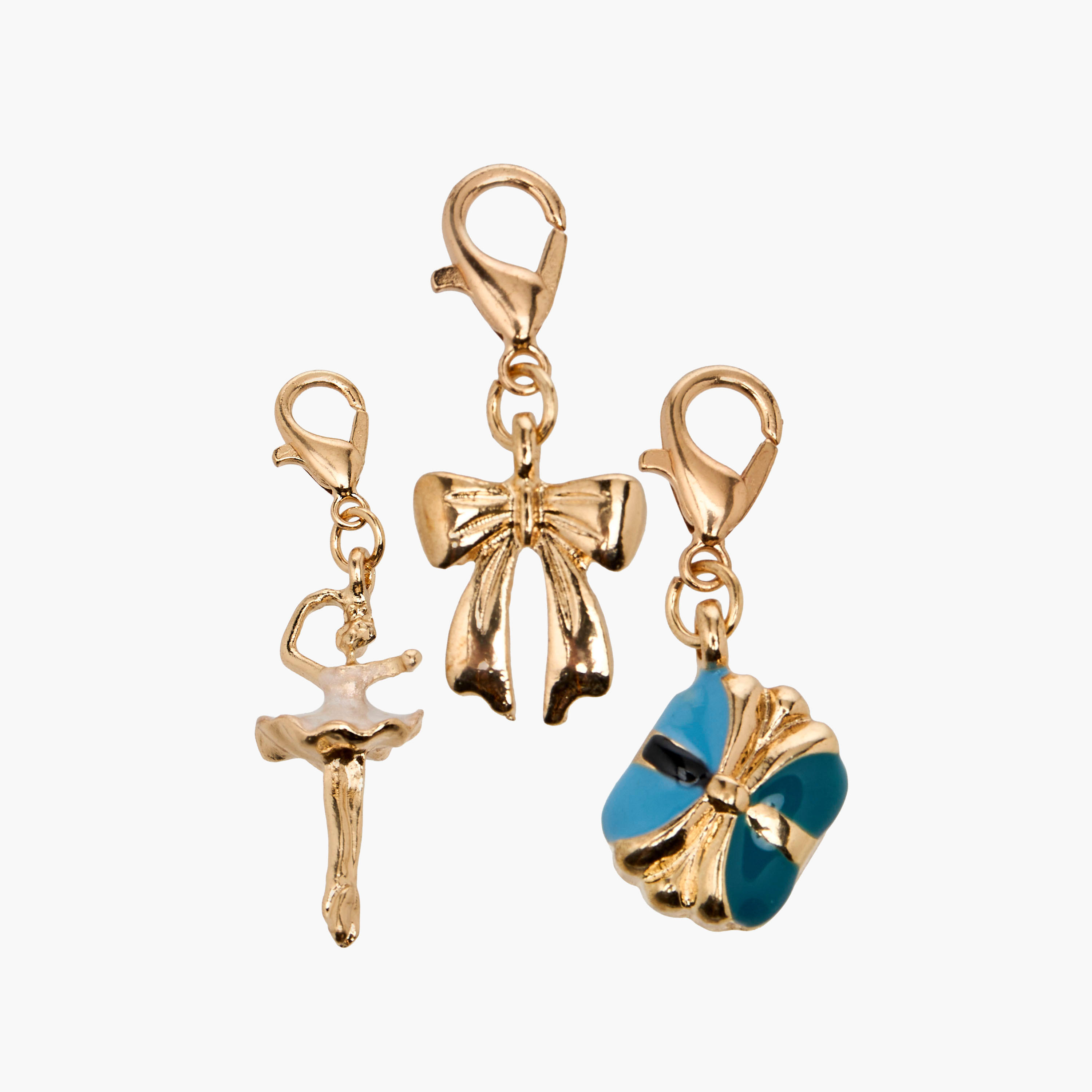 Set of 3 - Gold Tone Charm with Lobster Clasp-women-watchesandjewellery-jewellery-necklacesandpendants-image-1